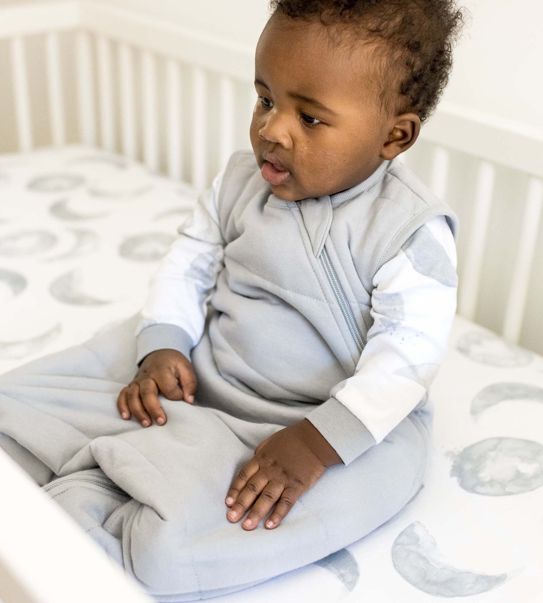 Solid Organic Warmer Beekeeper™ Wearable Baby Blanket - Quarry、mySite、g9winljtr