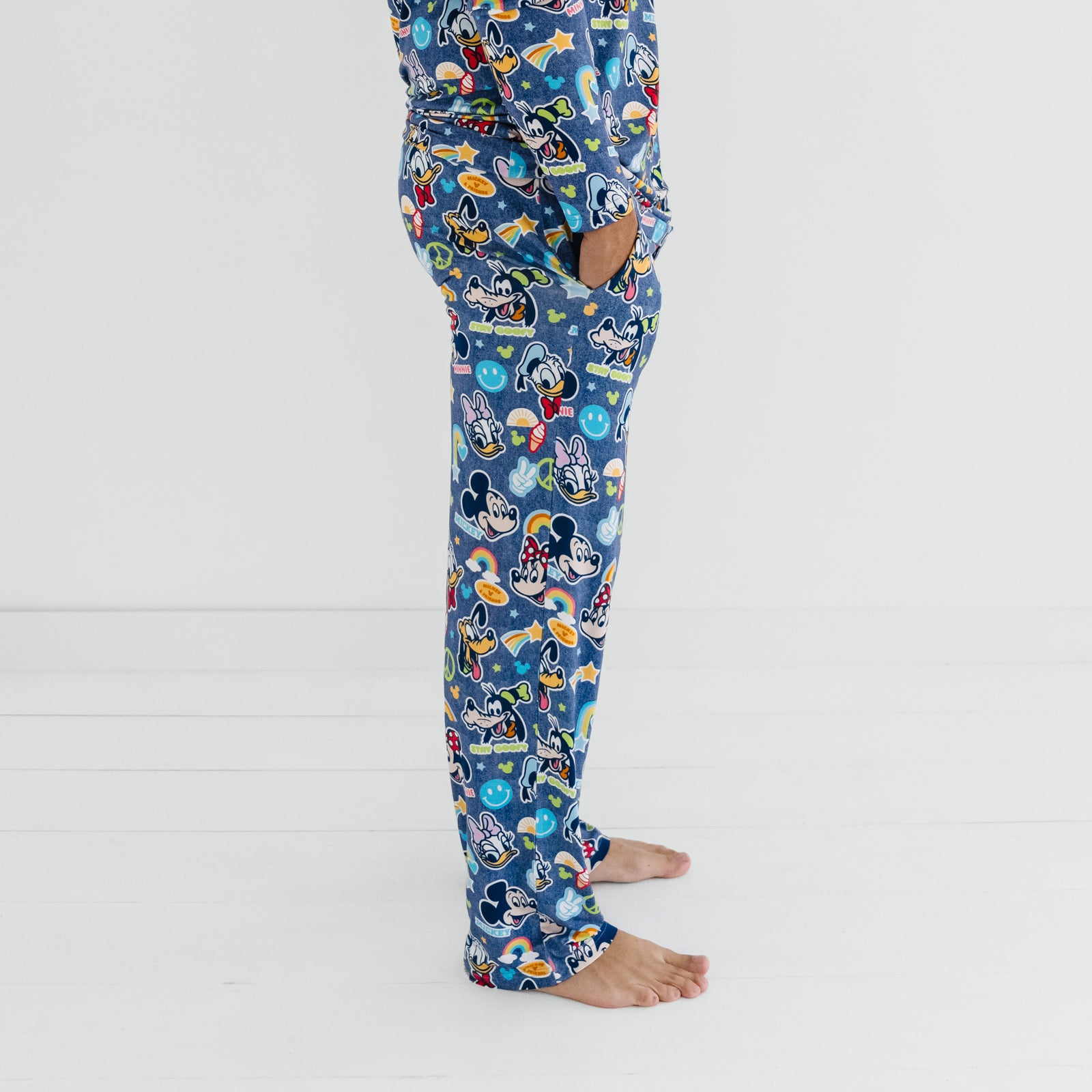 Navy Disney Mickey's Clubhouse Men's Pajama Pants、mySite、g9winljtr
