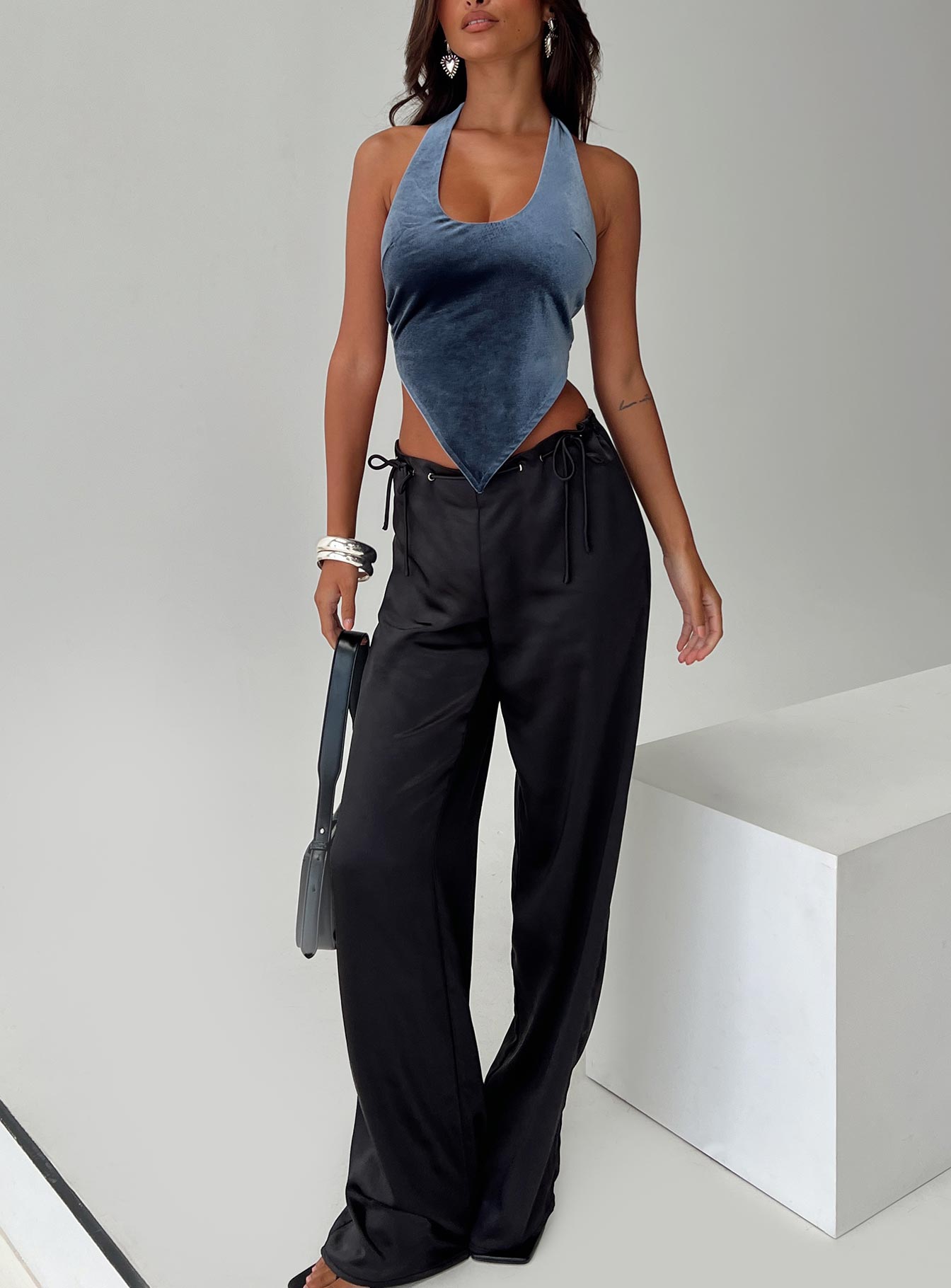 Thrill Of It All Pant Black、mySite、solidvoid