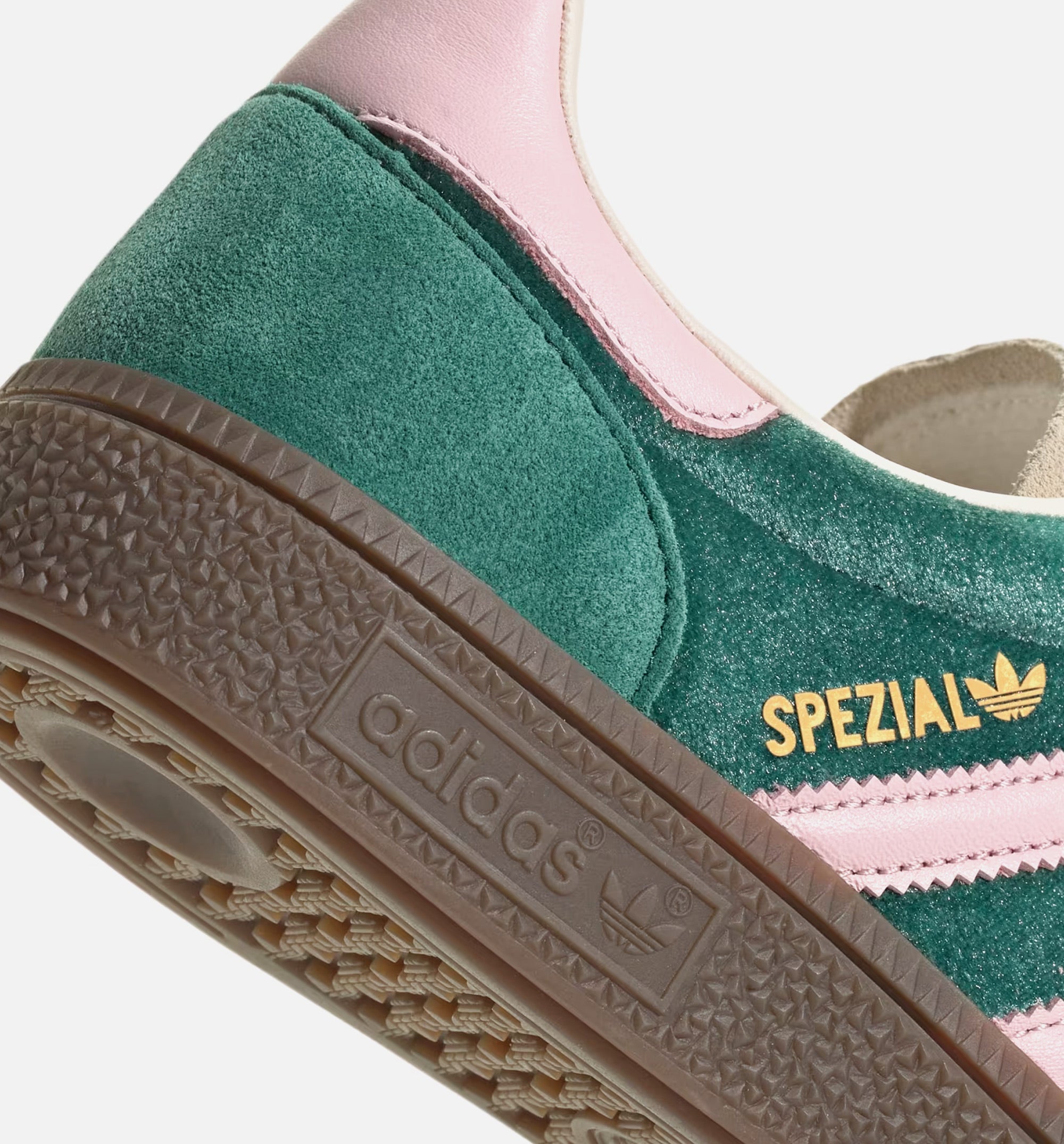 Handball Spezial Velvet Womens Lifestyle Shoe - Green/Pink、mySite、dreamappss