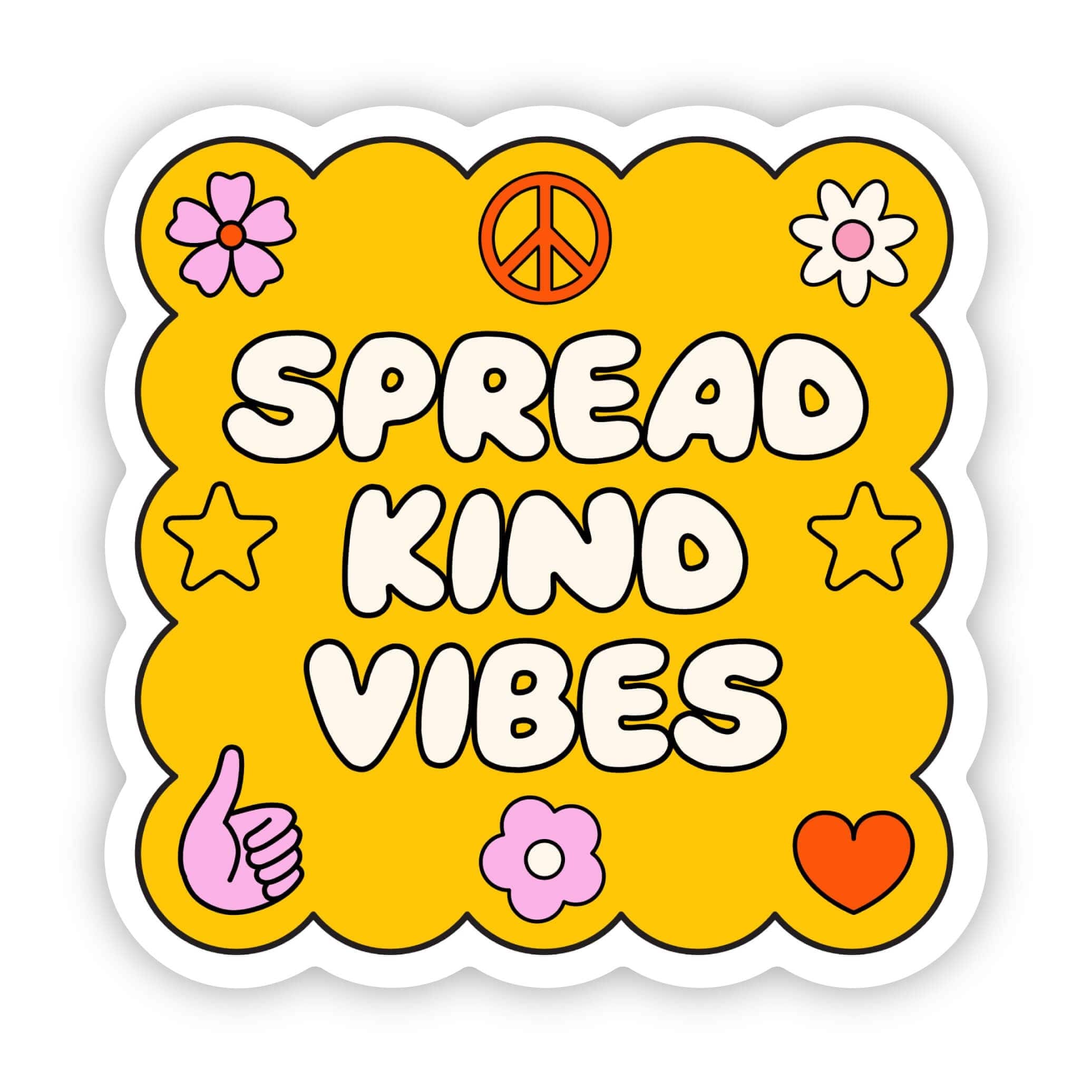  Spread Kind Vibes Sticker、mySite、ghnorth
