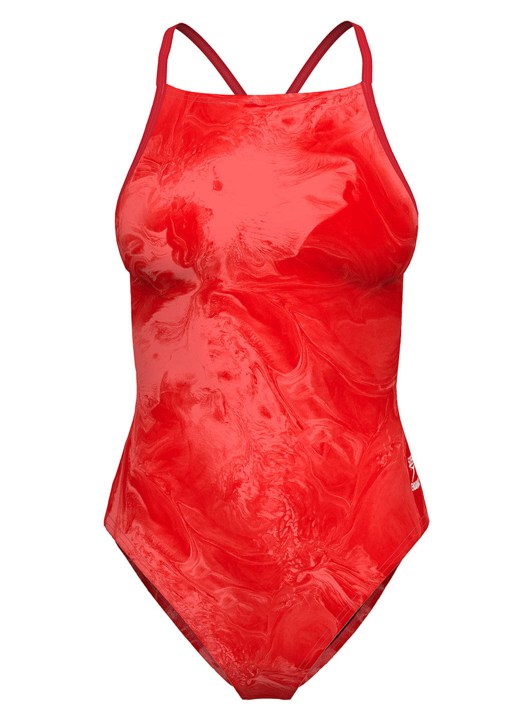 Speedo Women's Lunar Storm Crossback One Piece Swimsuit、mySite、noshort