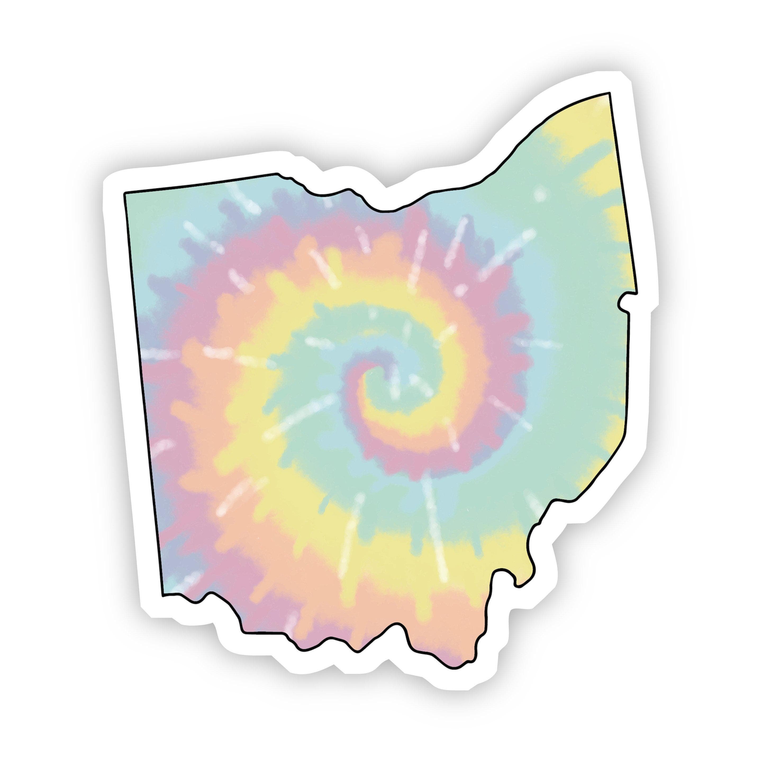  Ohio Tie Dye Sticker、mySite、elrpsem3k