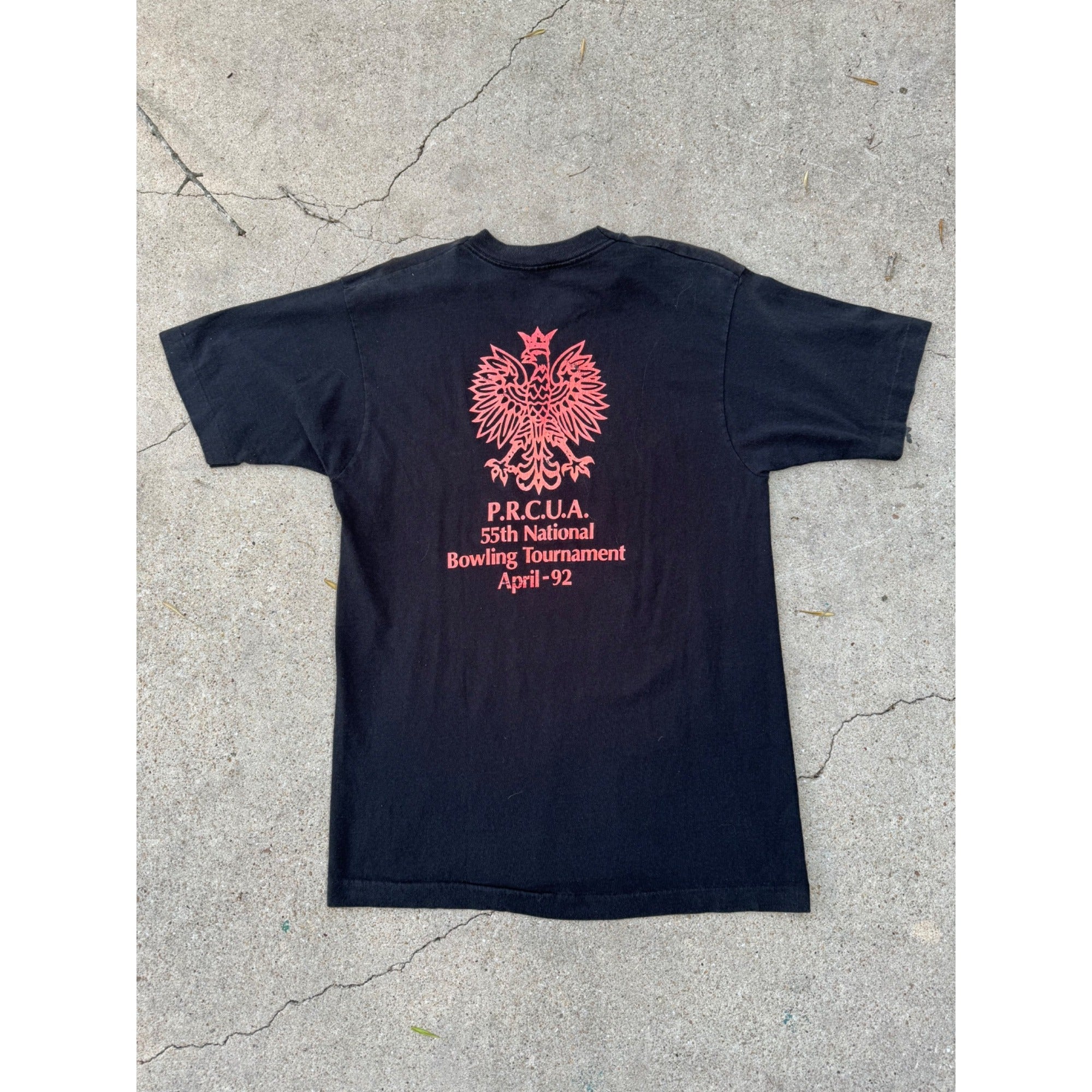 92' Cleveland Ohio Bowling Tournament Single Stitch Tee T-Shirt Large、mySite、garagedoors4me