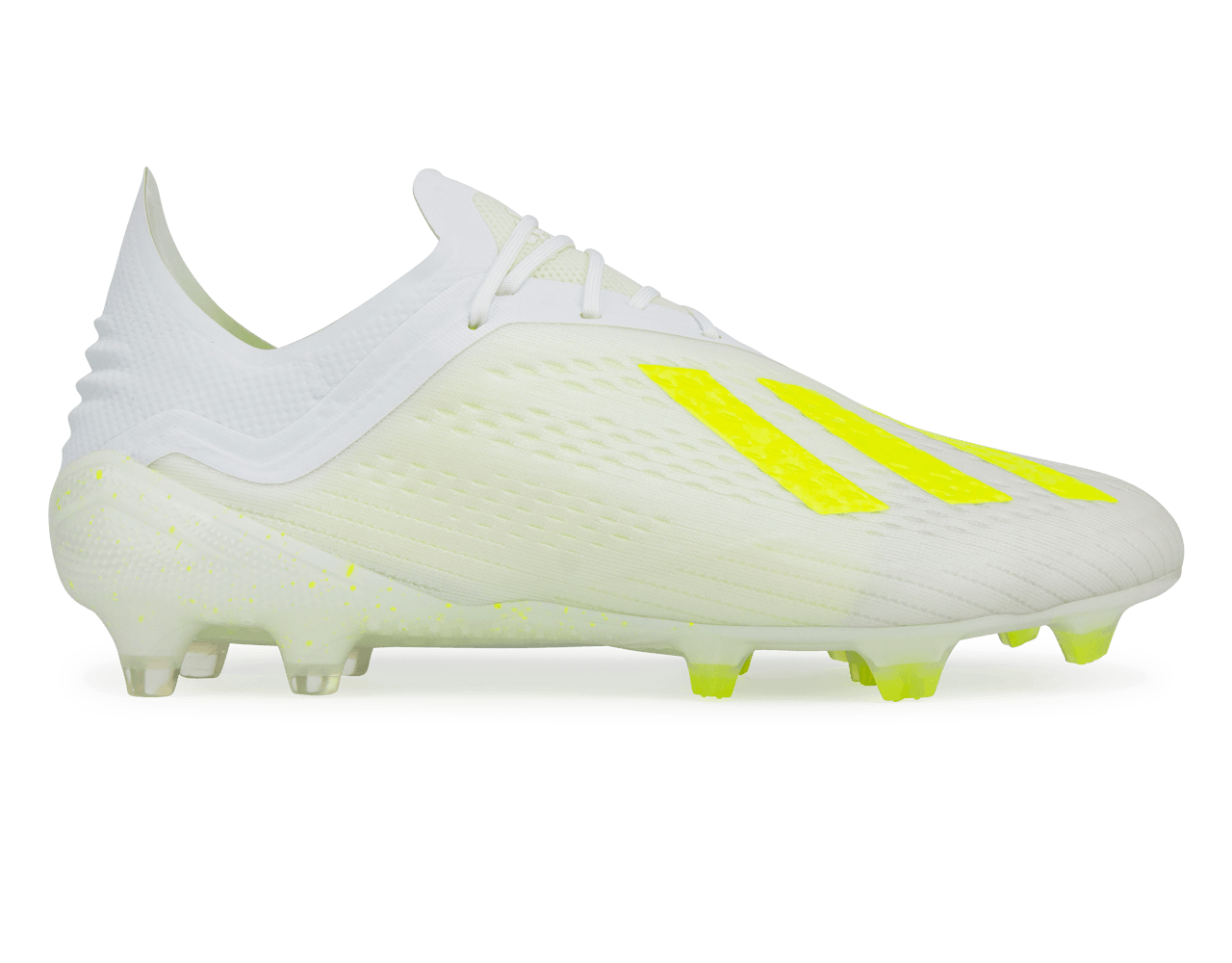 adidas Men's X 18.1 FG Cloud White/Solar Yellow/Off White、mySite、noshort