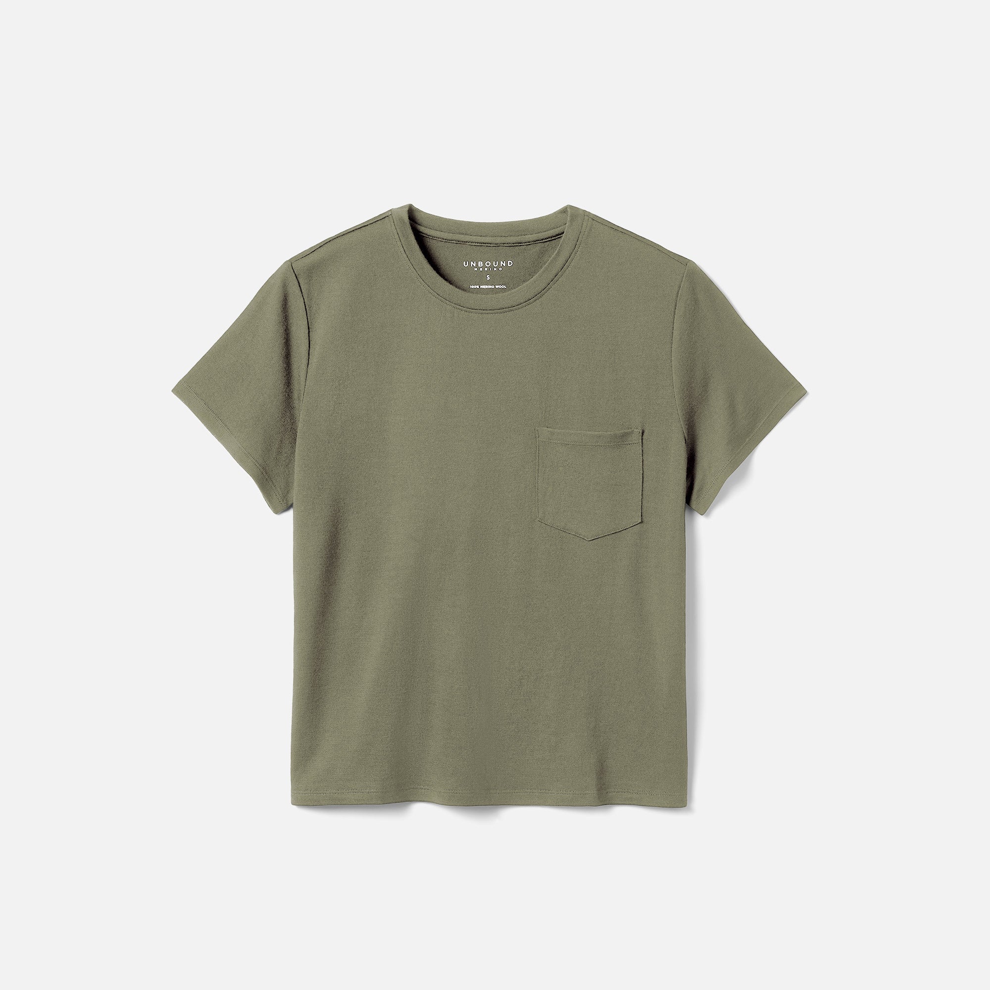 Women's Merino Boxy Pocket Tee、mySite、noshort
