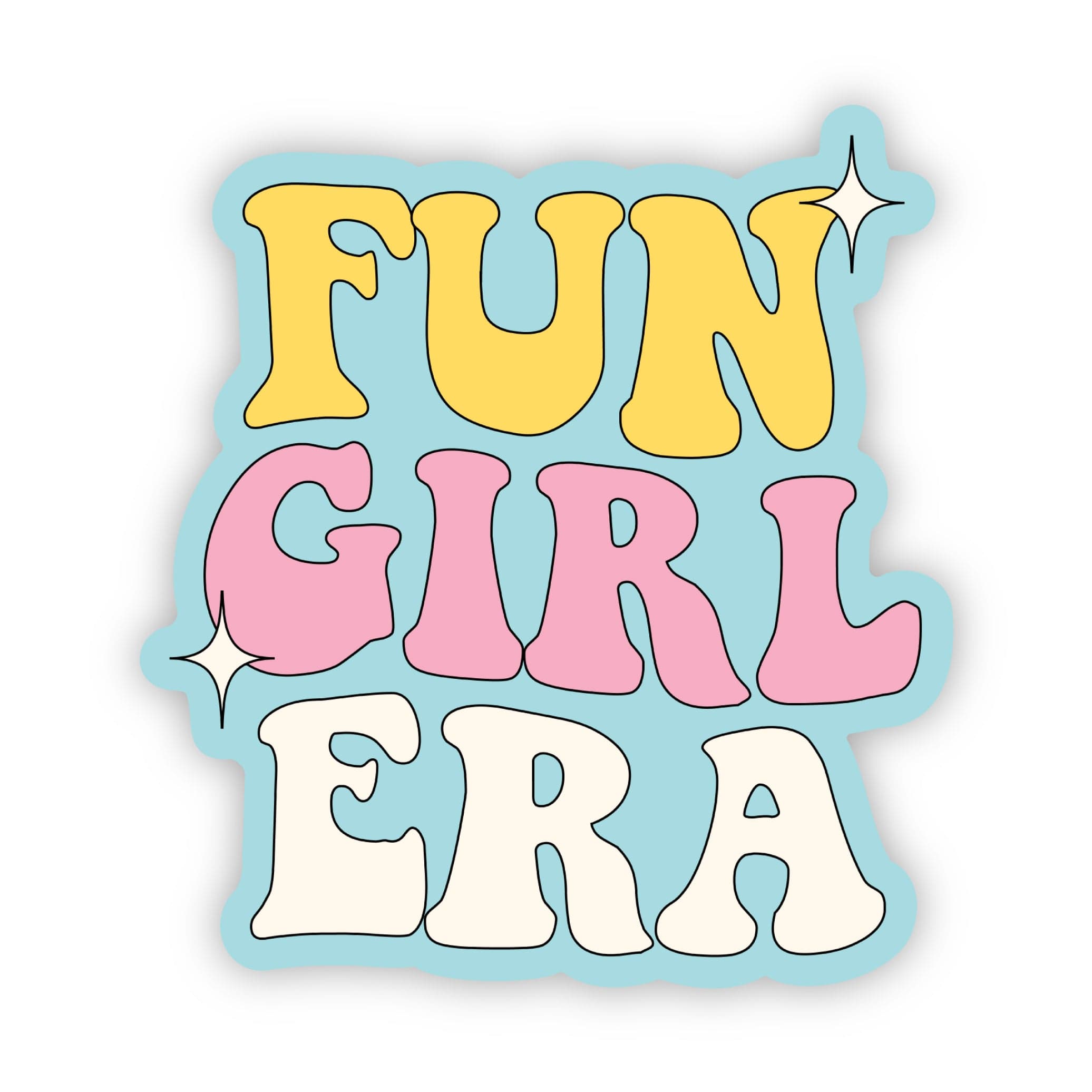  Fun Girl Era Sticker (Light Blue)、mySite、elrpsem3k