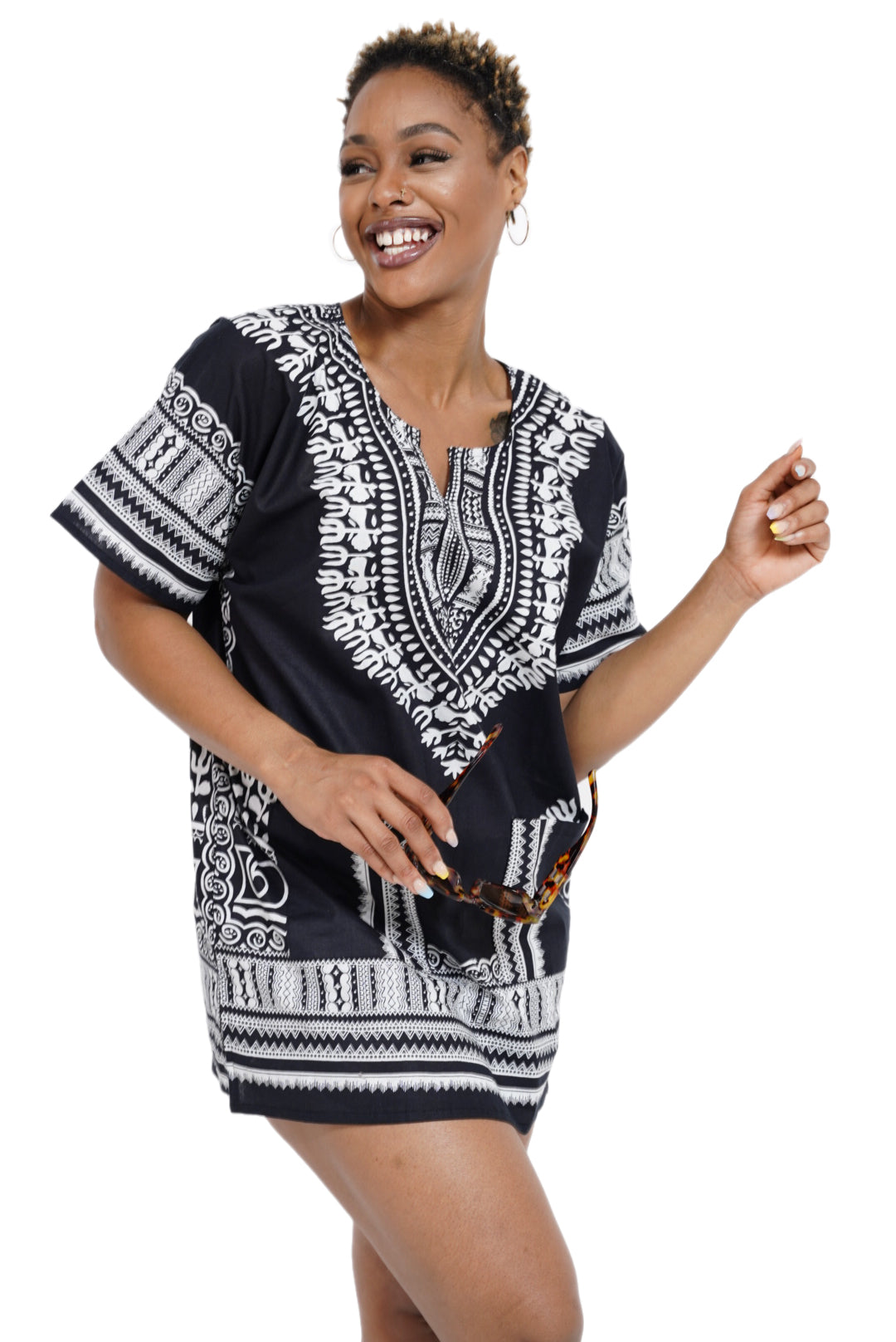 Dupsie's African Print Unisex Dashiki Shirt Suitable for Festivals, Concerts, Cruises, Outdoor Events DP3578、mySite、solidvoid
