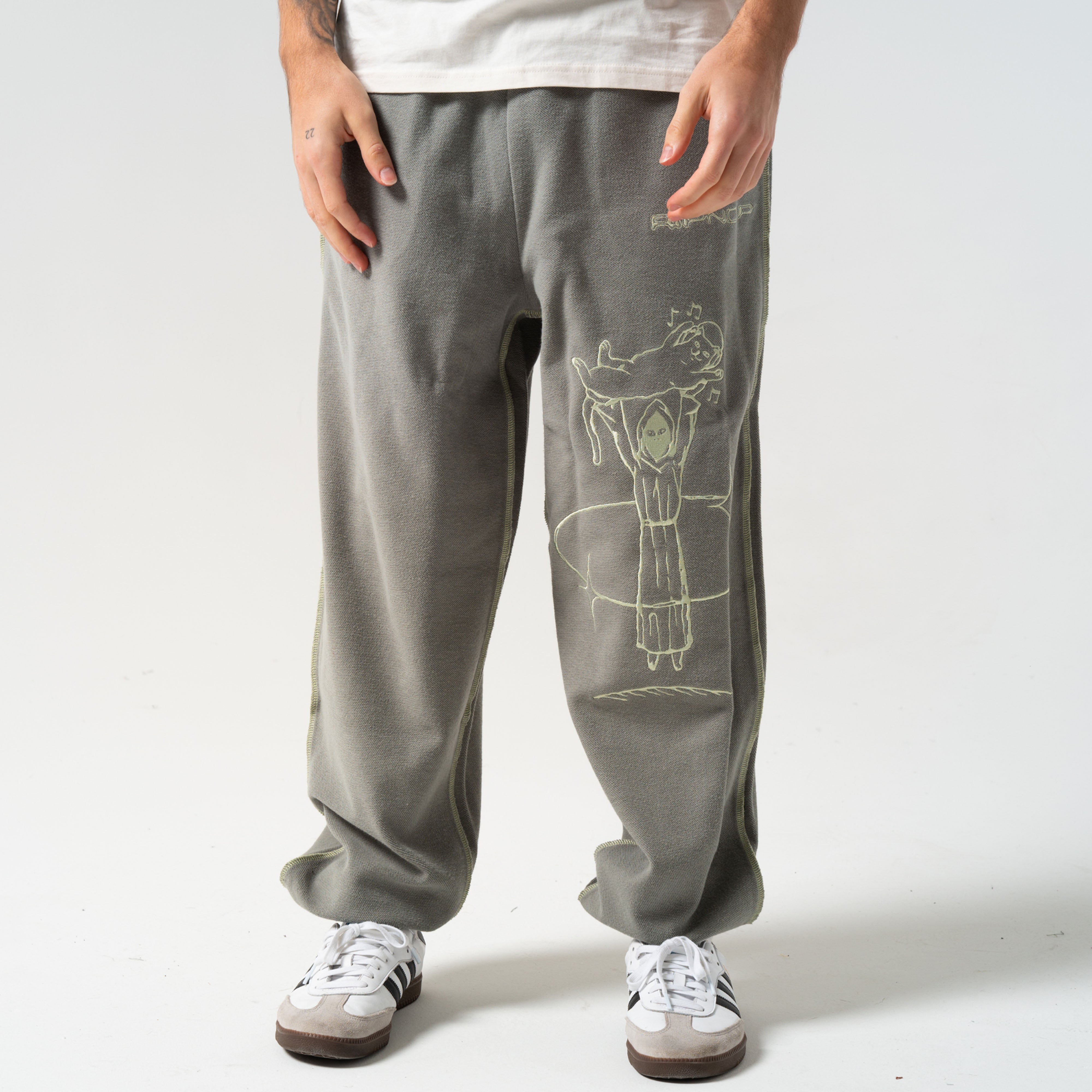  Saturn Reverse Stitch Sweatpants (Steel Grey)、mySite、merchandisen