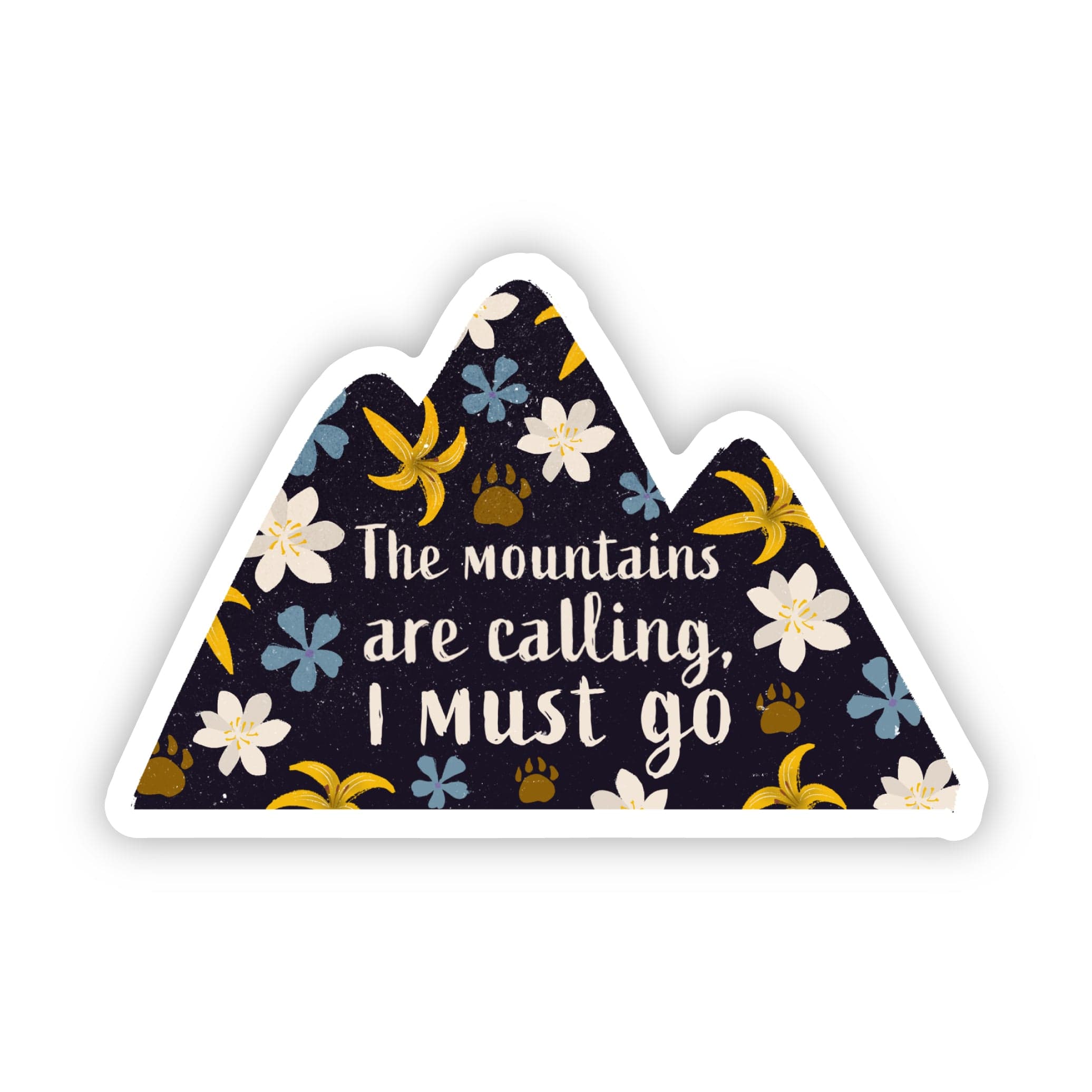  The mountains are calling, I must go Great Smoky Mountains Sticker、mySite、elrpsem3k