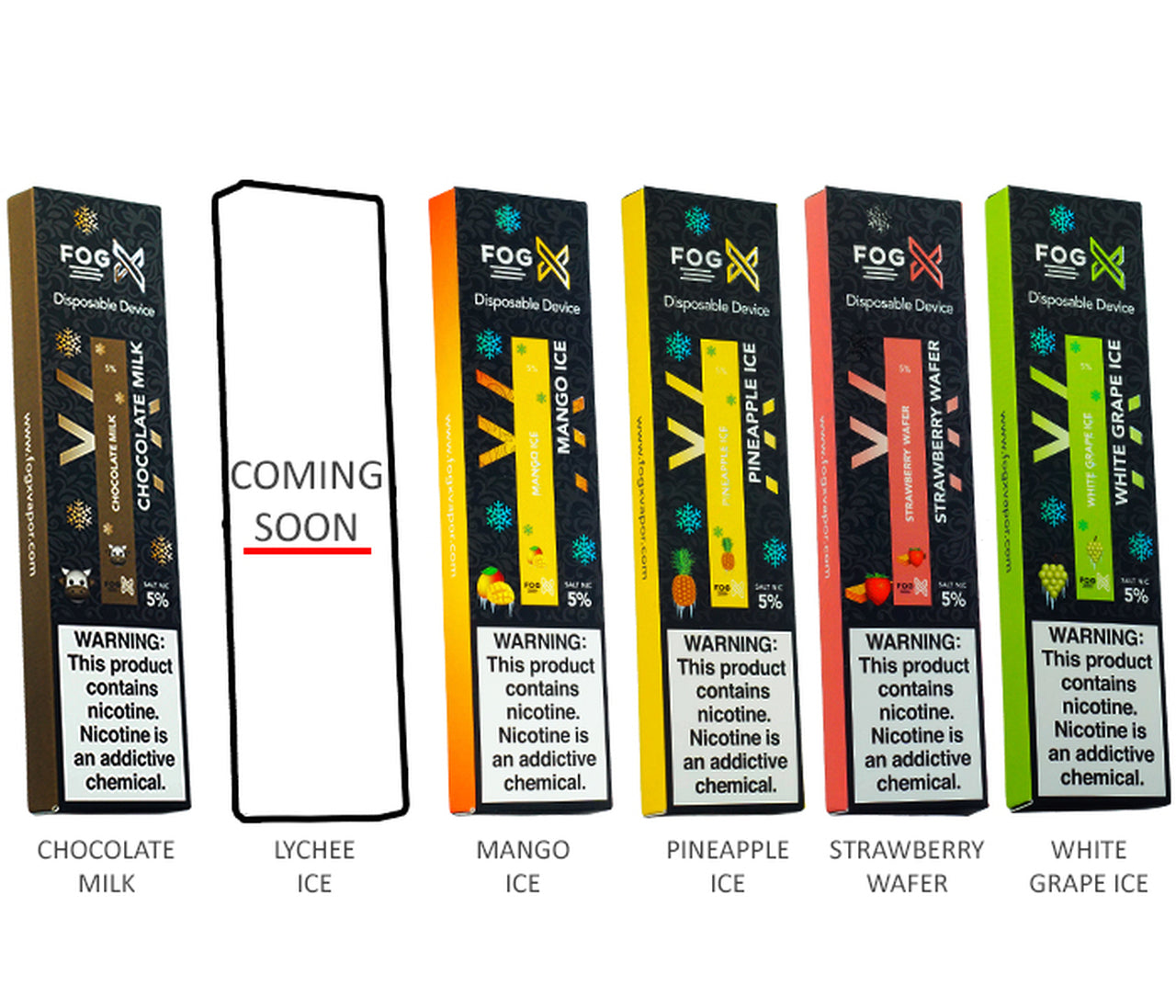 Fog X Disposable Vape - 10 Pack 1.3mL、mySite、zt4zffjzw