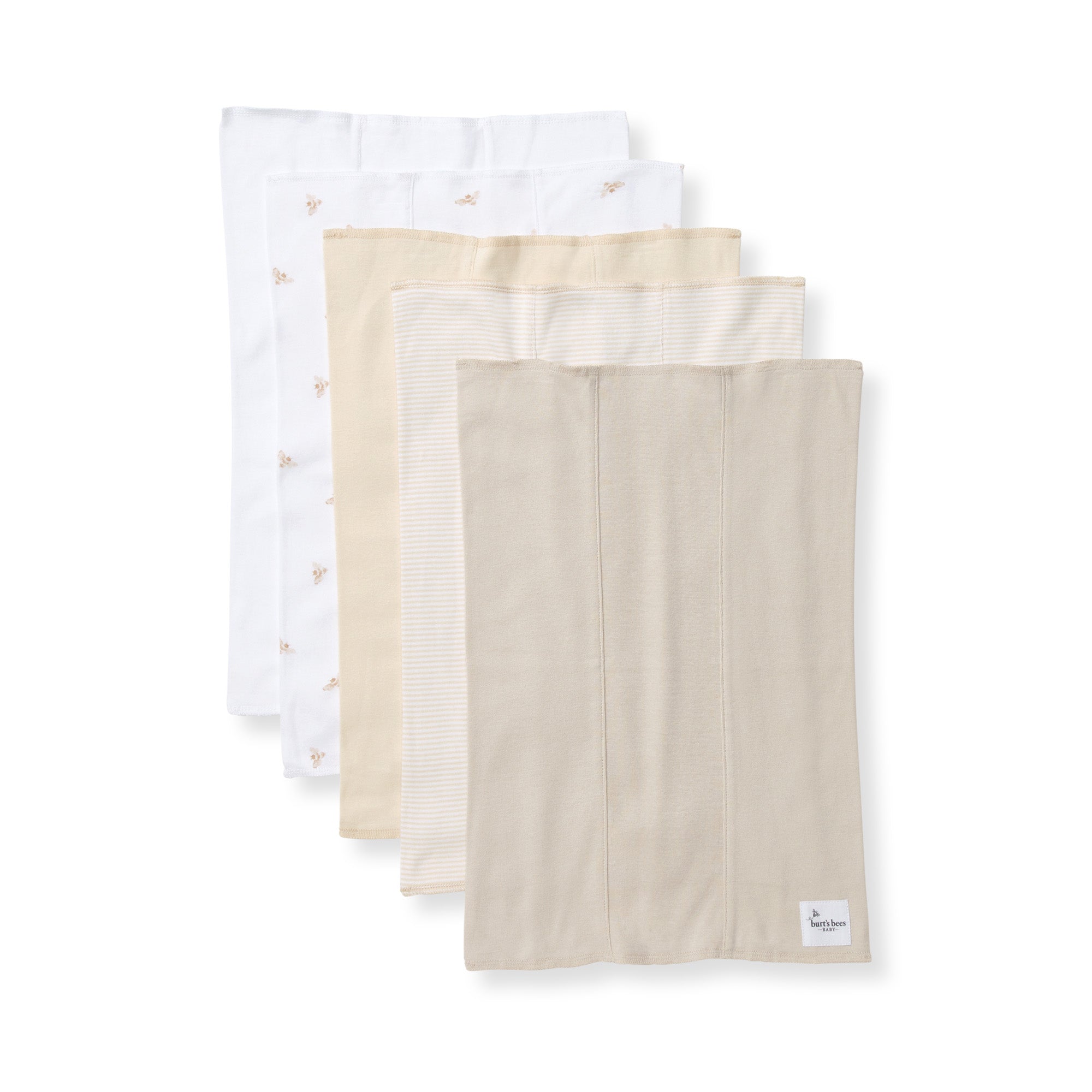  Golden Bee Organic Cotton Burp Cloths 5 Pack、mySite、layawaytickets