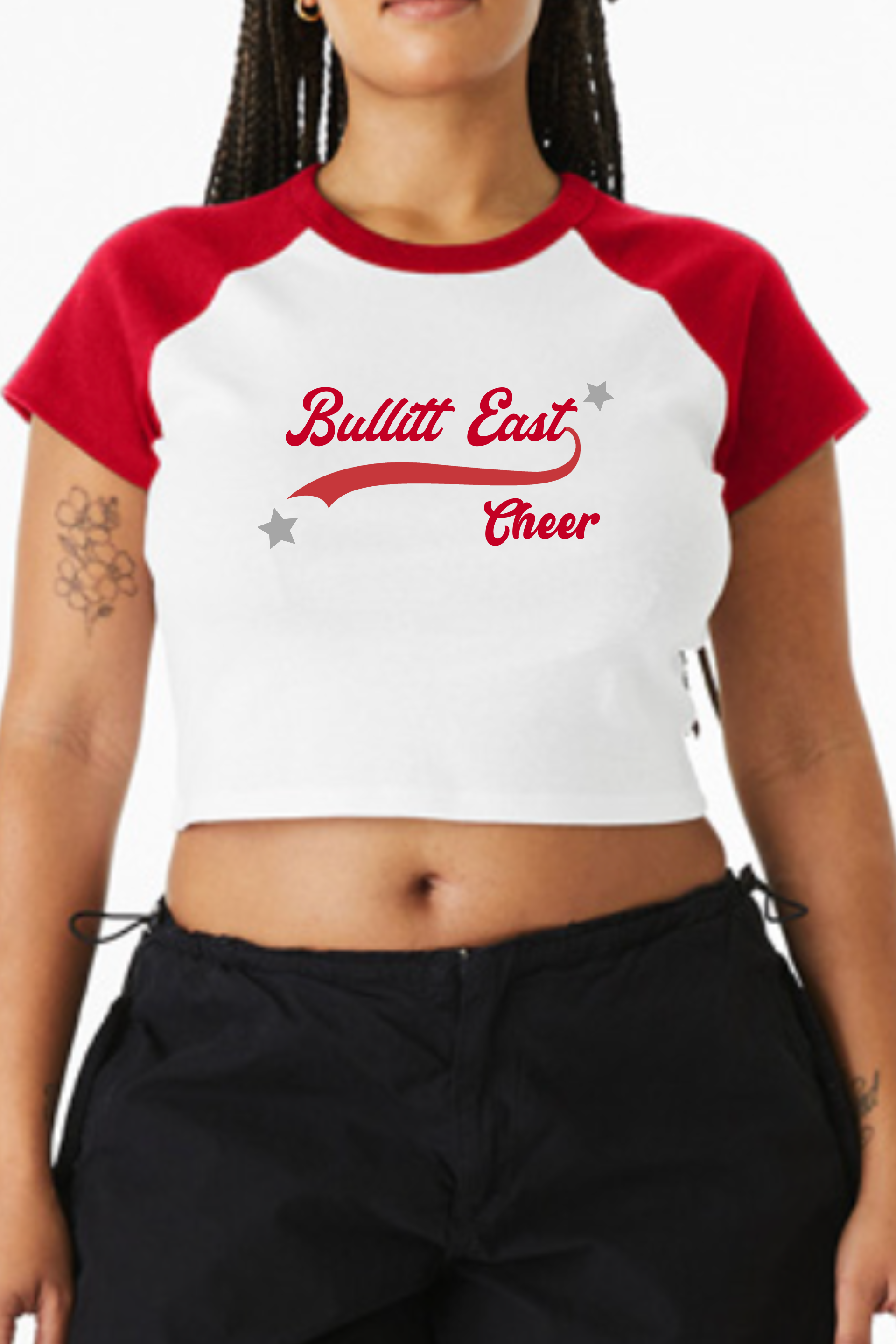 Bullitt East Cheer Raglan Baby Graphic Tee、mySite、hinf8tx79