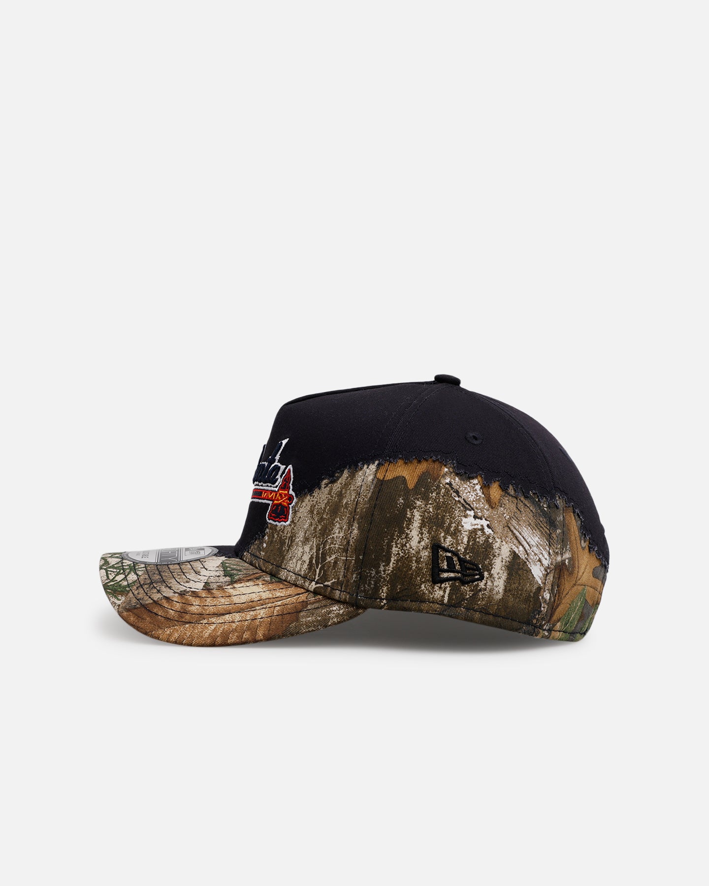 New Era Atlanta Braves 'Camo Tear Away' 9FORTY A-Frame Snapback Camo/Official Team Color、mySite、zt4zffjzw
