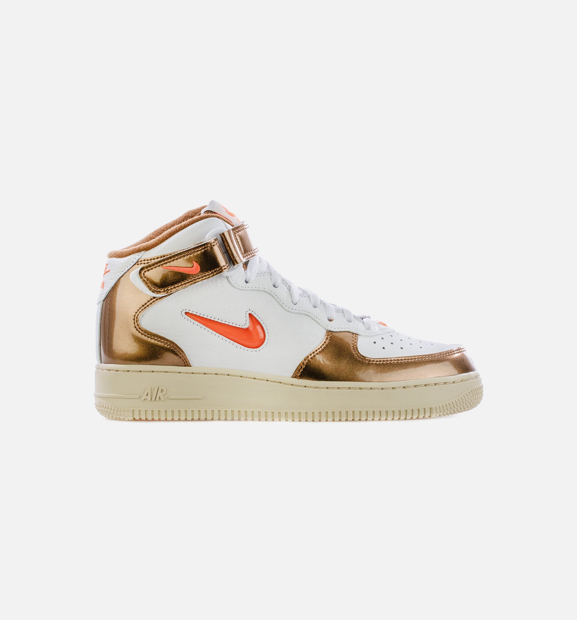 Air Force 1 Mid Ale Brown Mens Lifestyle Shoe - White/Total Orange/Ale Brown/Beach、mySite、dreamappss