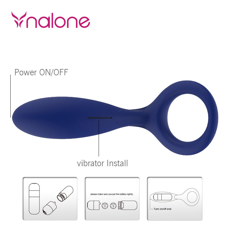 Blue Nalone Vibrating Tango | Couples Clitoris Stimulation | Silicone、mySite、bottomscart