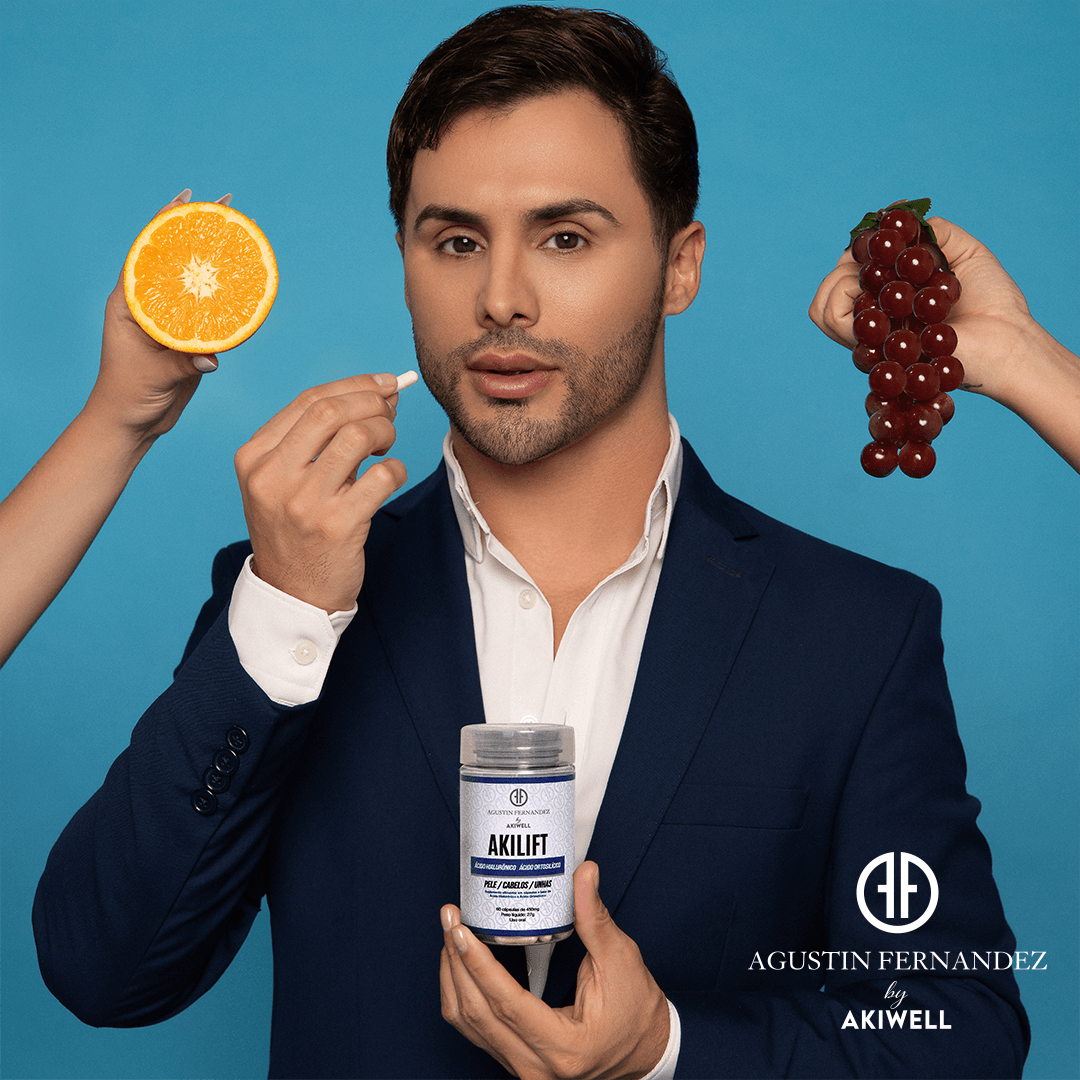 AKILIFT cido Hialurnico + cido Ortosil铆cico - 30 c谩psulas FORTIFICA PELE CABELO E UNHAS、mySite、camillekostekn