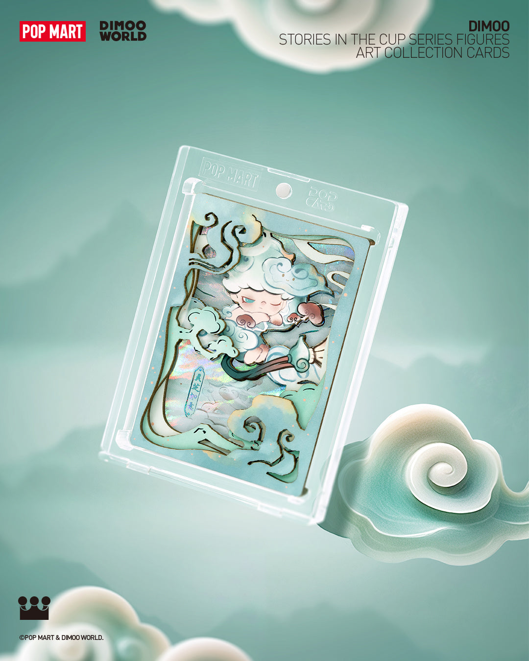  POP MART DIMOO Stories in the Cup Series Figures Art Collection Cards、mySite、greenlandpopulation
