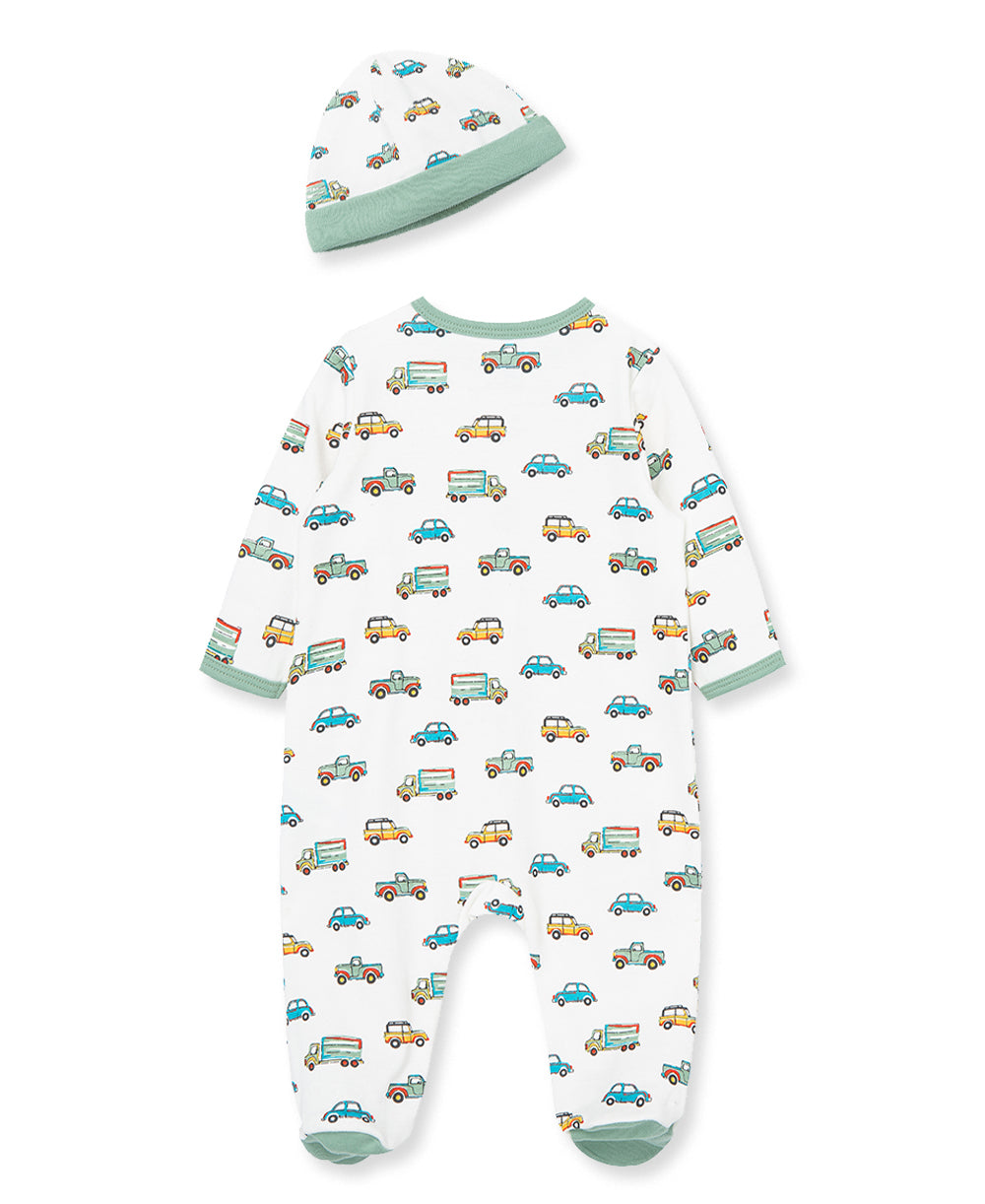  On the Go 2-Way-Zip Footed One-Piece and Hat、mySite、layawaytickets