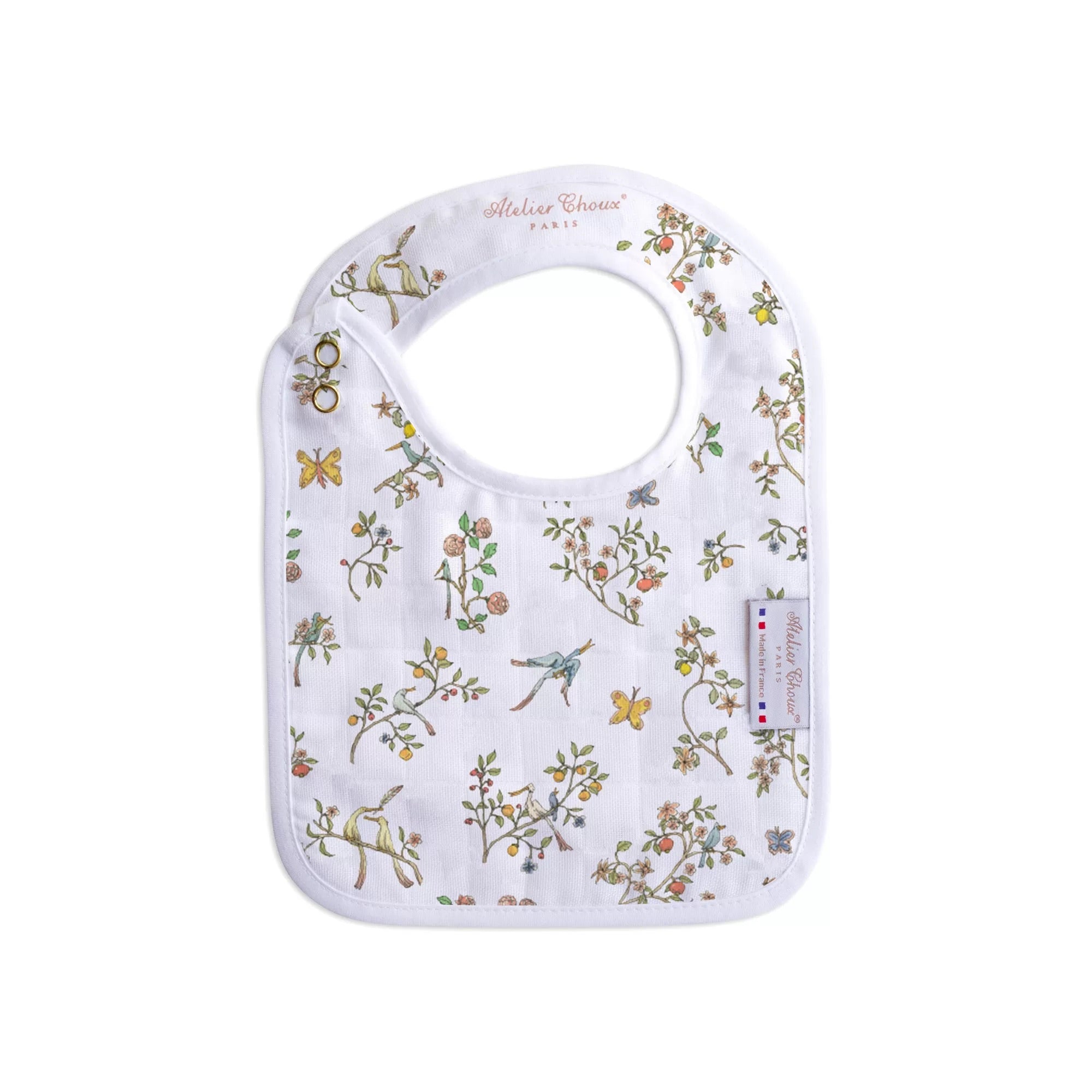  Atelier Choux Blue Bloom Baby Bib、mySite、elrpsem3k