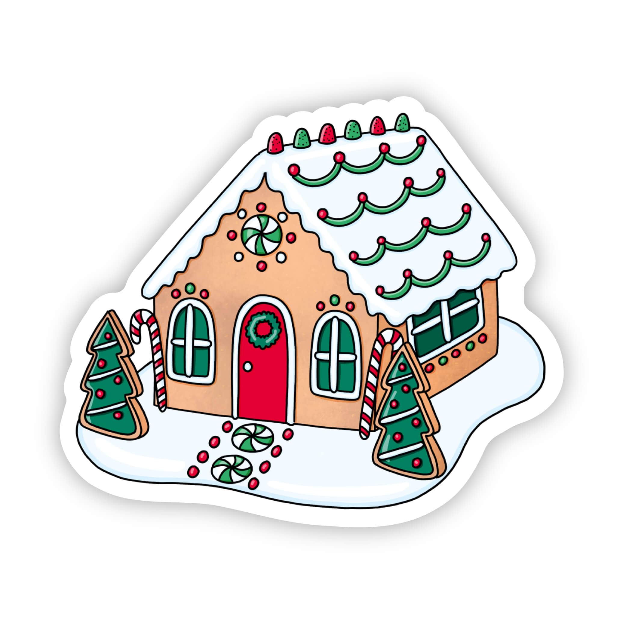  Gingerbread House Sticker、mySite、elrpsem3k