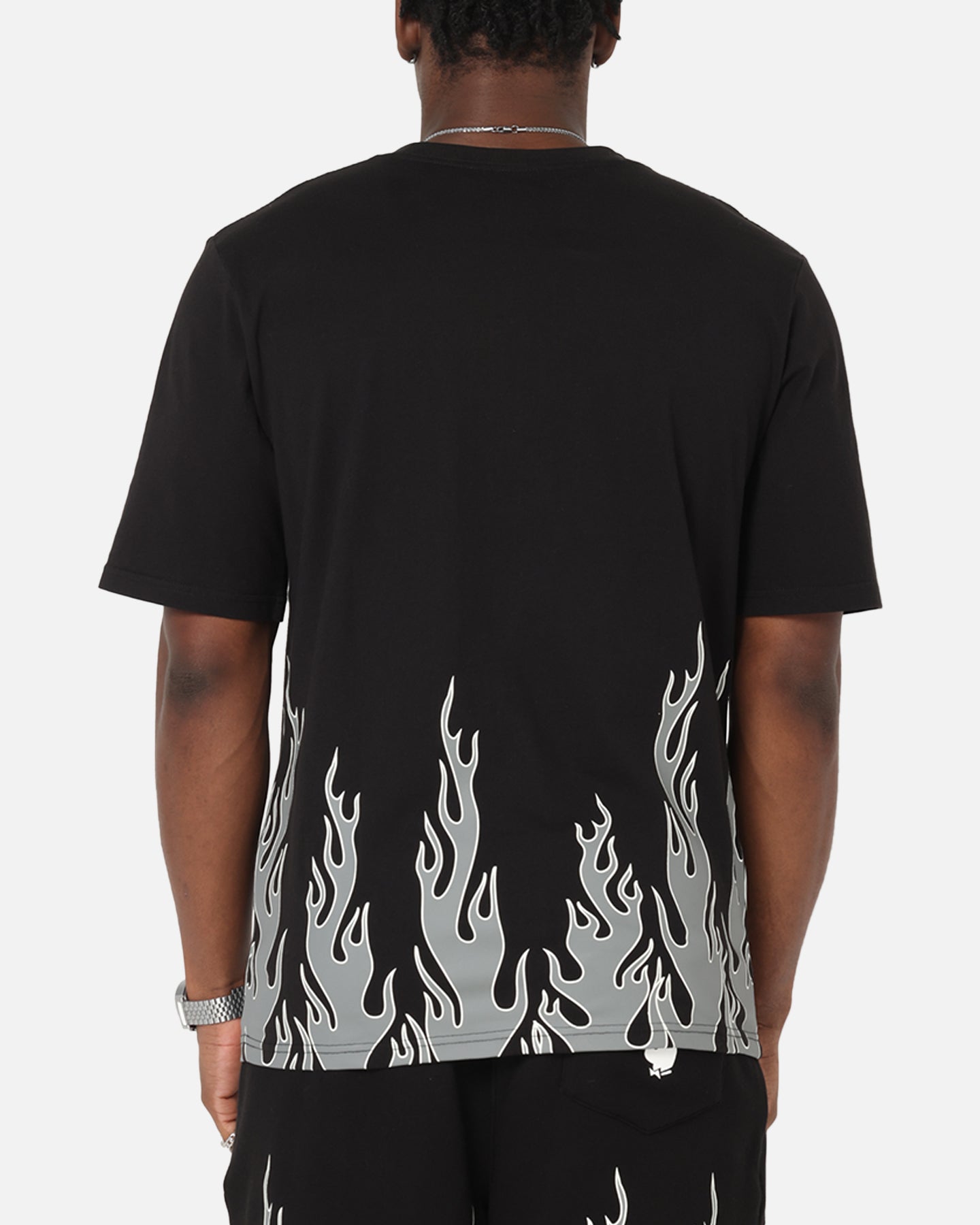 Playboy Gothic Flames T-Shirt Black、mySite、zt4zffjzw