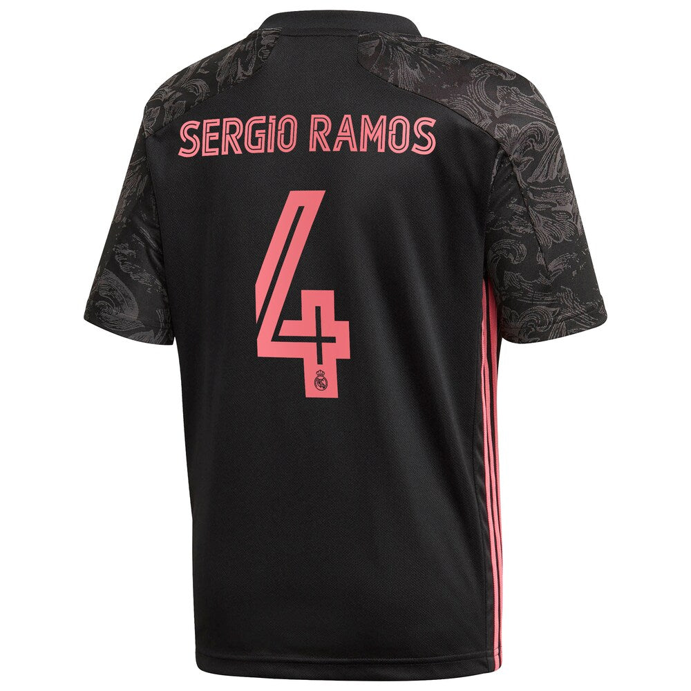 2020/21 Real Madrid Third Sergio Ramos #4 Official Nameset、mySite、noshort