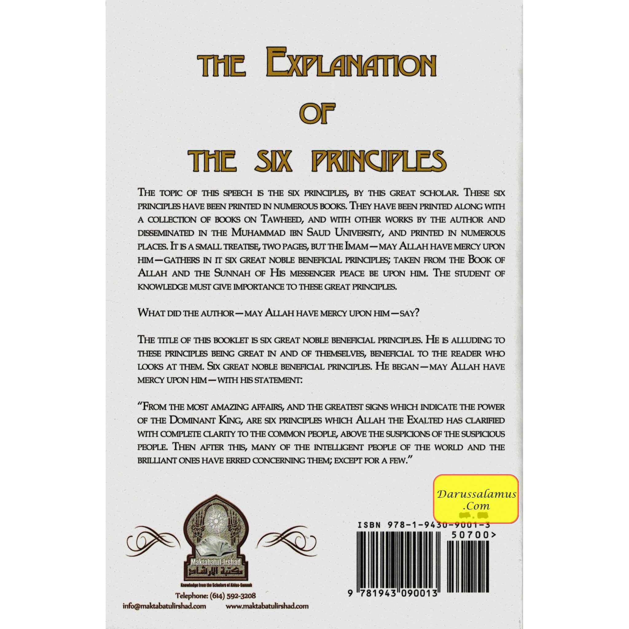 The Explanation of the Six Principles By Rasheed Barbee、mySite、topwebapps