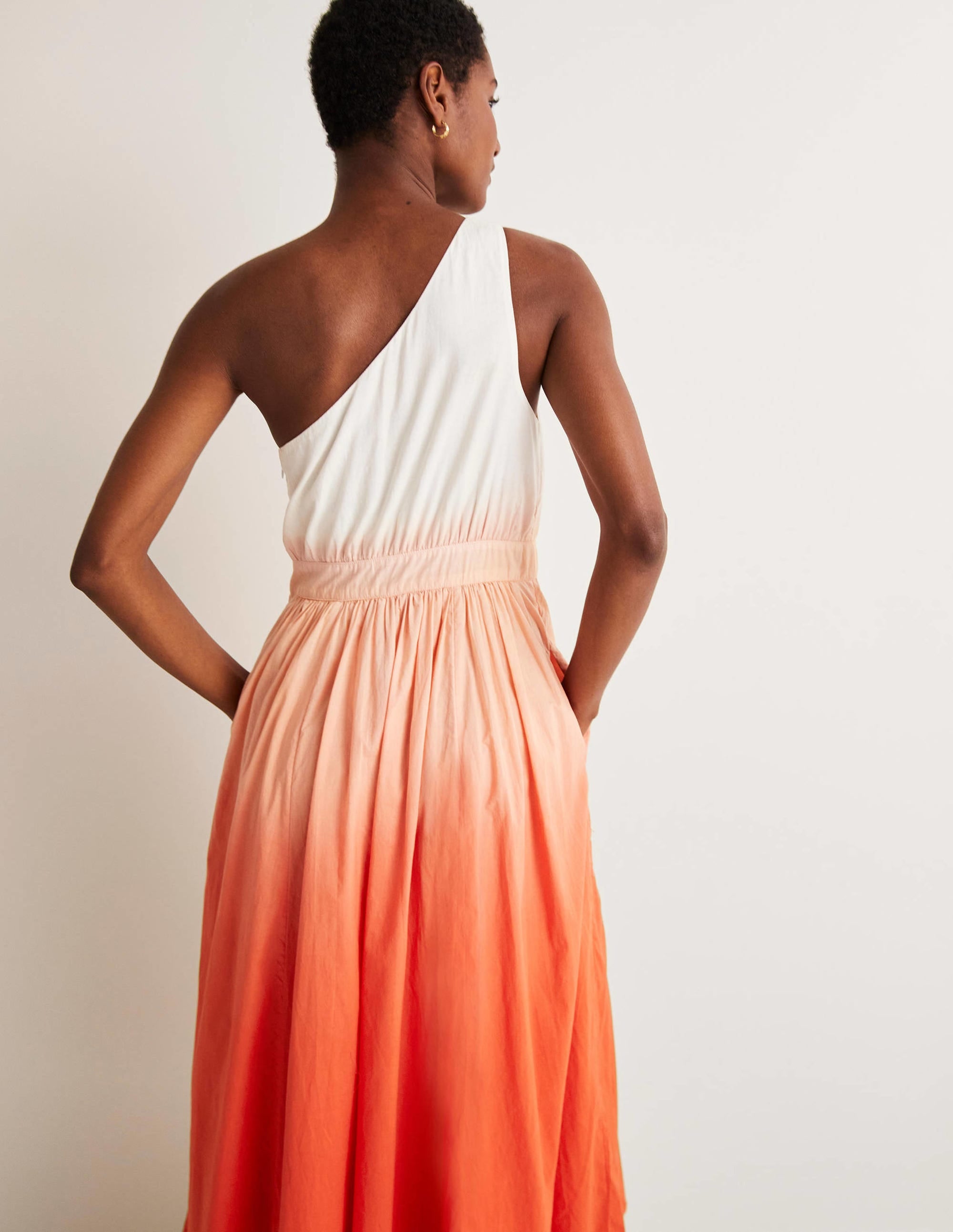  One Shoulder Midi Dress-Firecracker Dip Dye、mySite、ashleygrahame