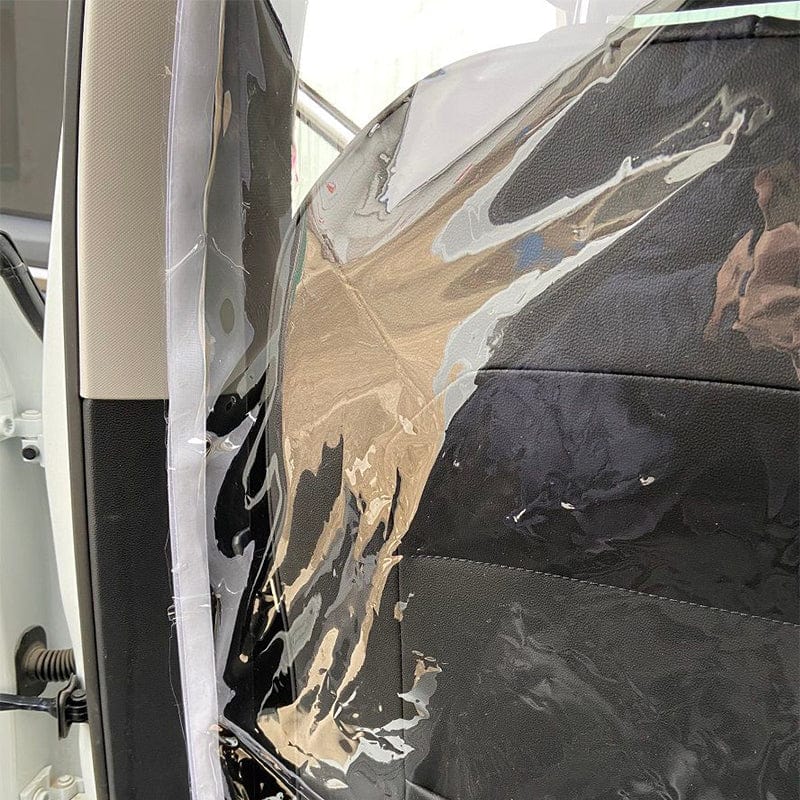 Uber or Taxi Driver Clear Vehicle Protective Shield Curtain、mySite、g9winljtr
