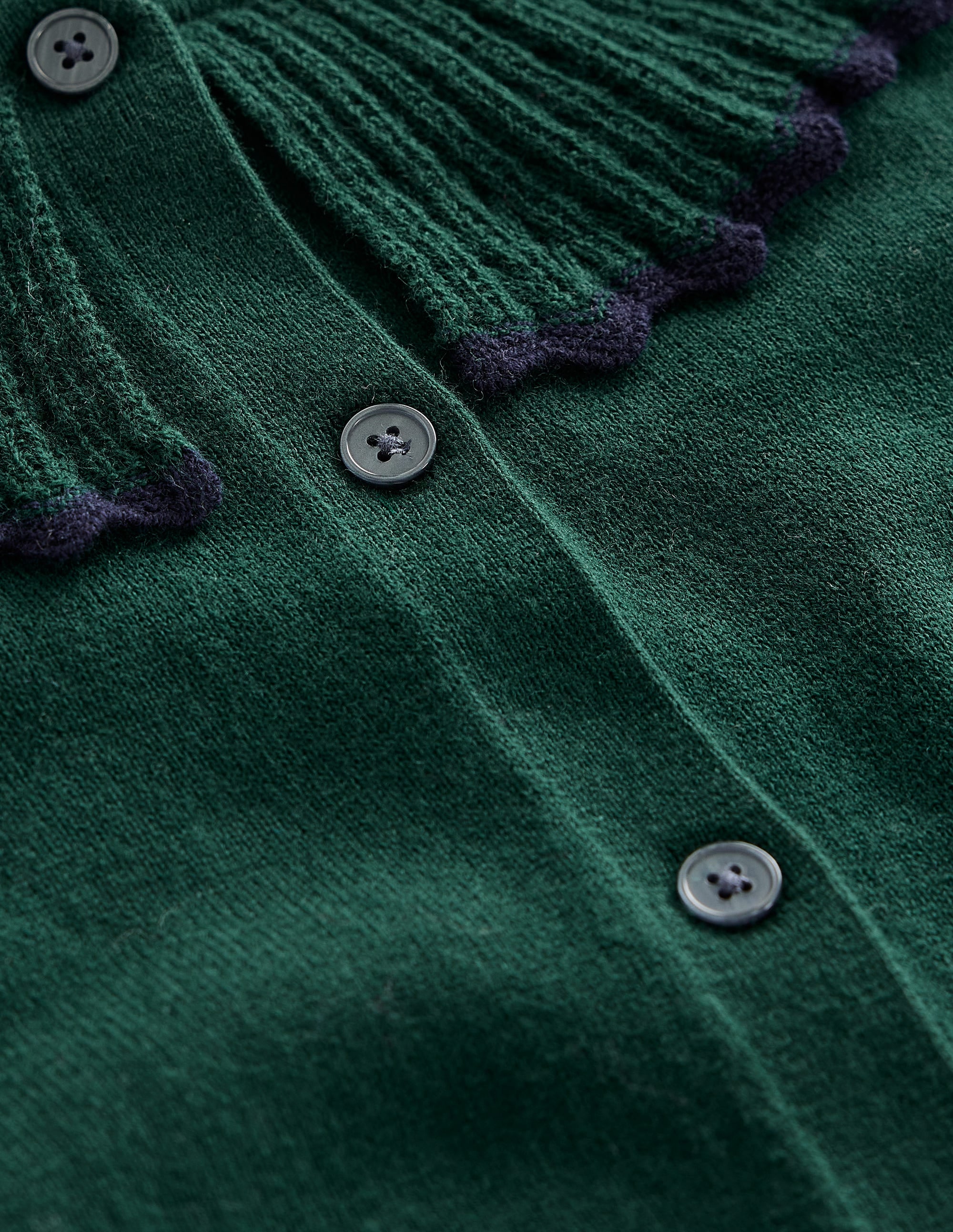  Frill Collared Cardigan-Glade Green、mySite、ashleygrahame