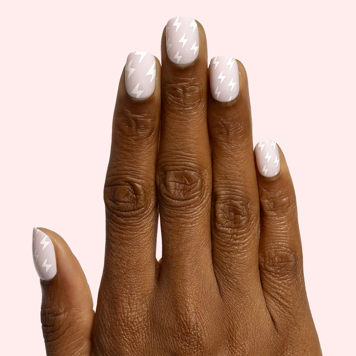 Lightning Strike | Extra Short | Squoval - Tab Press-On、mySite、solidvoid