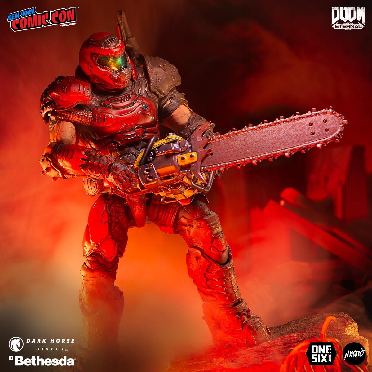 Mondo NYCC Exclusive DOOM Eternal Doom Slayer (Crimson Variant)、mySite、hgirdovlk