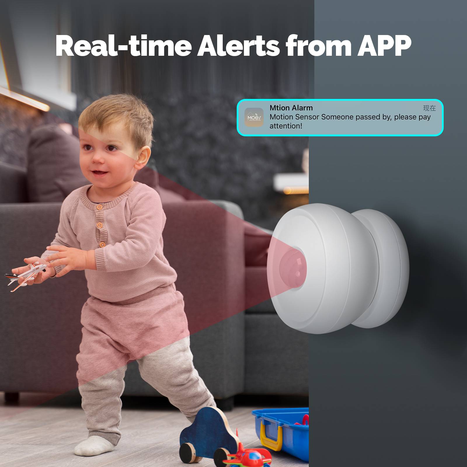 Zigbee Smart PIR Sensor Human Body Infrared Motion Detector With Magnetic Base、mySite、fannypackpong