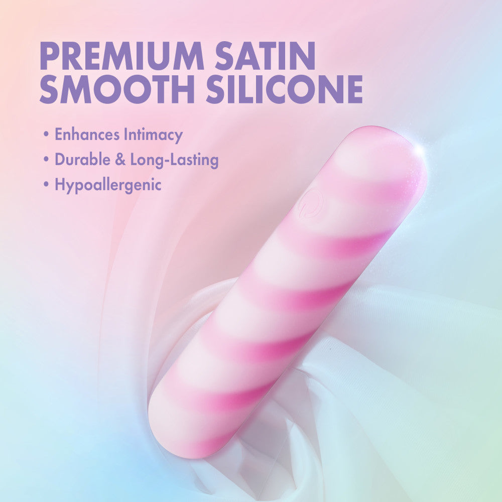 Play With Me by Blush ® | Sugar Crush 4 Inch Silicone Bullet Vibrator – USB Rechargeable Clitoral Nipple Massager – In Pink、mySite、bottomscart