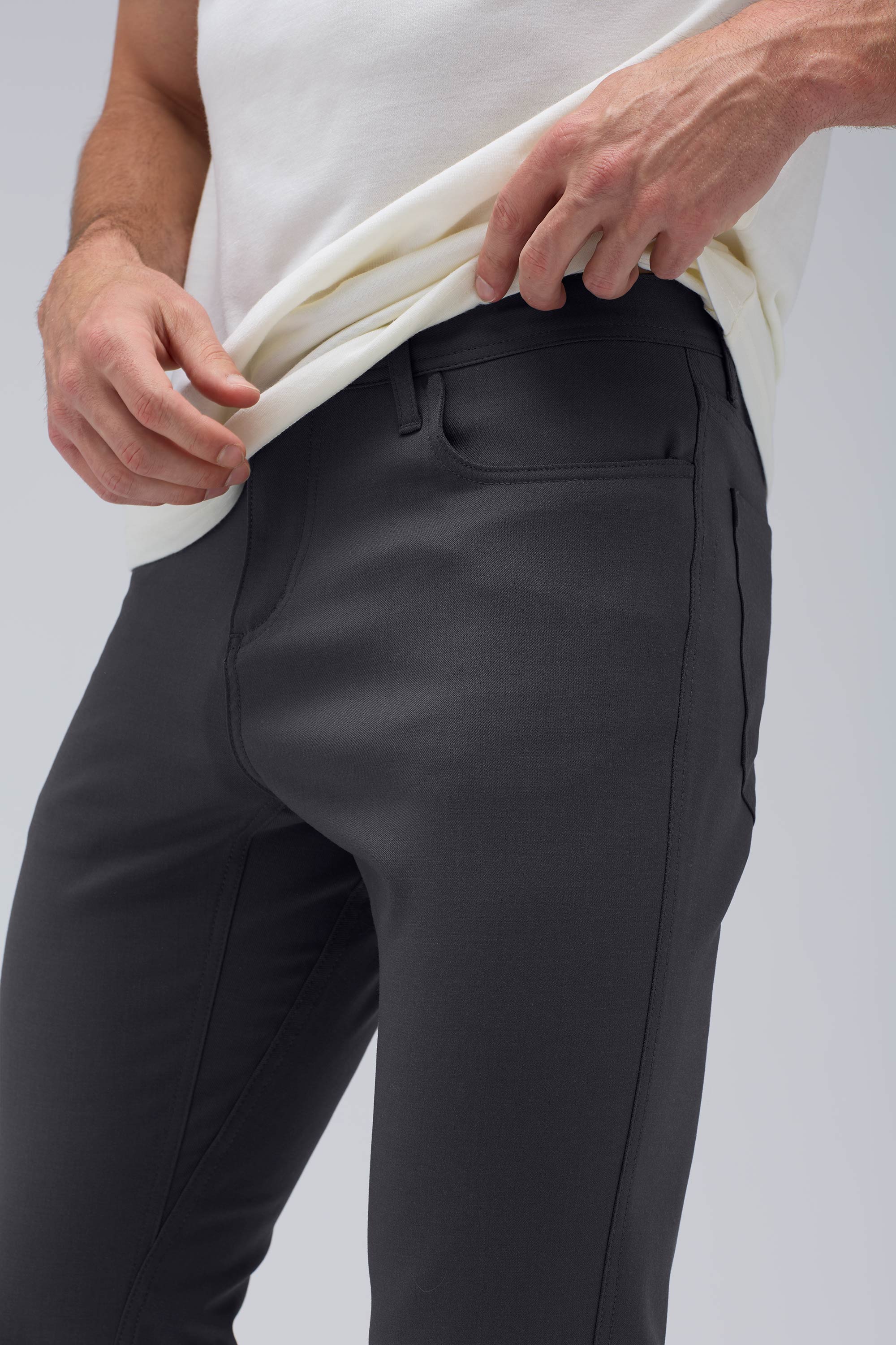 Men's Slim Merino Travel Pants、mySite、noshort