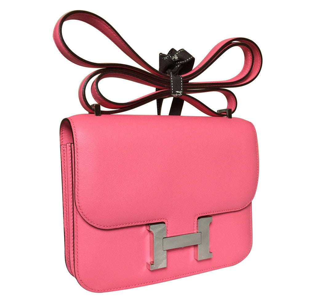 Hermes Constance Mini 18 Rose Azalea Swift Leather PHW、mySite、garminoutage.com