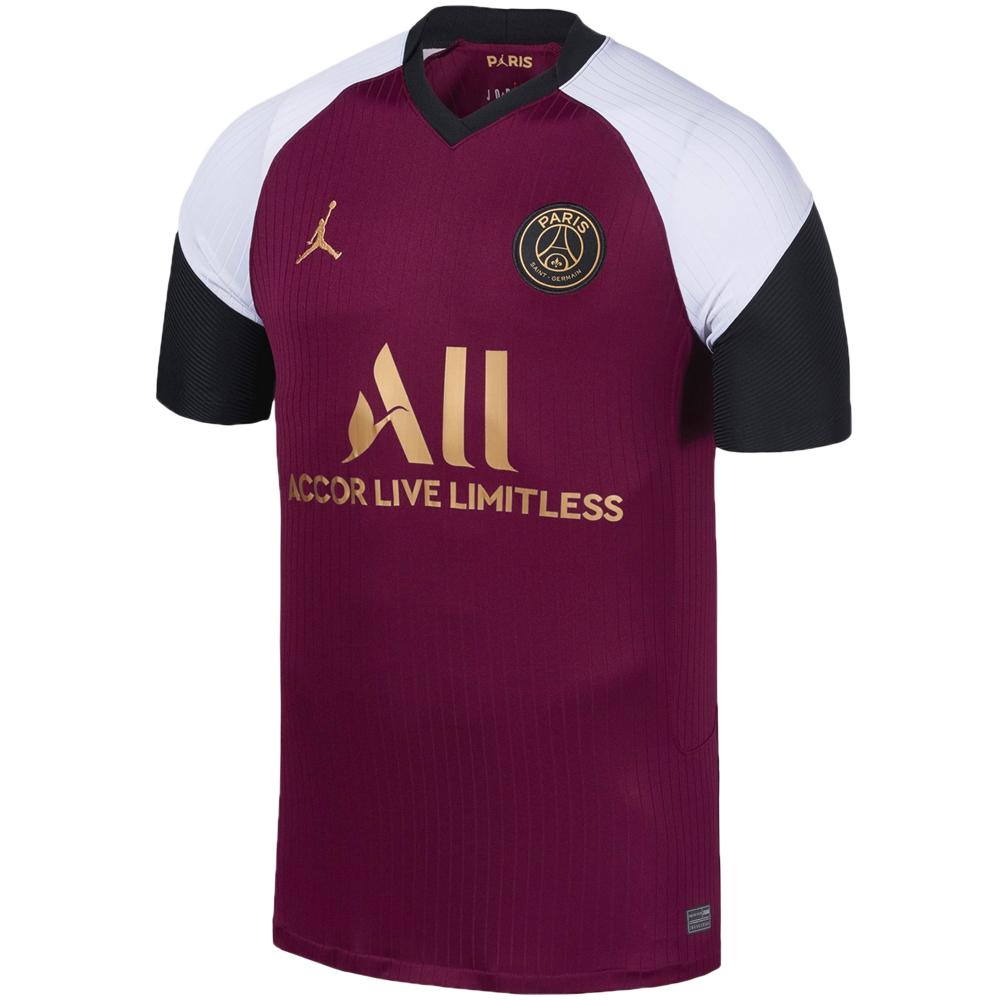 Nike Men's Paris Saint-Germain 2020/21 Third Jersey Bordeaux/Truly Gold、mySite、bottomscart