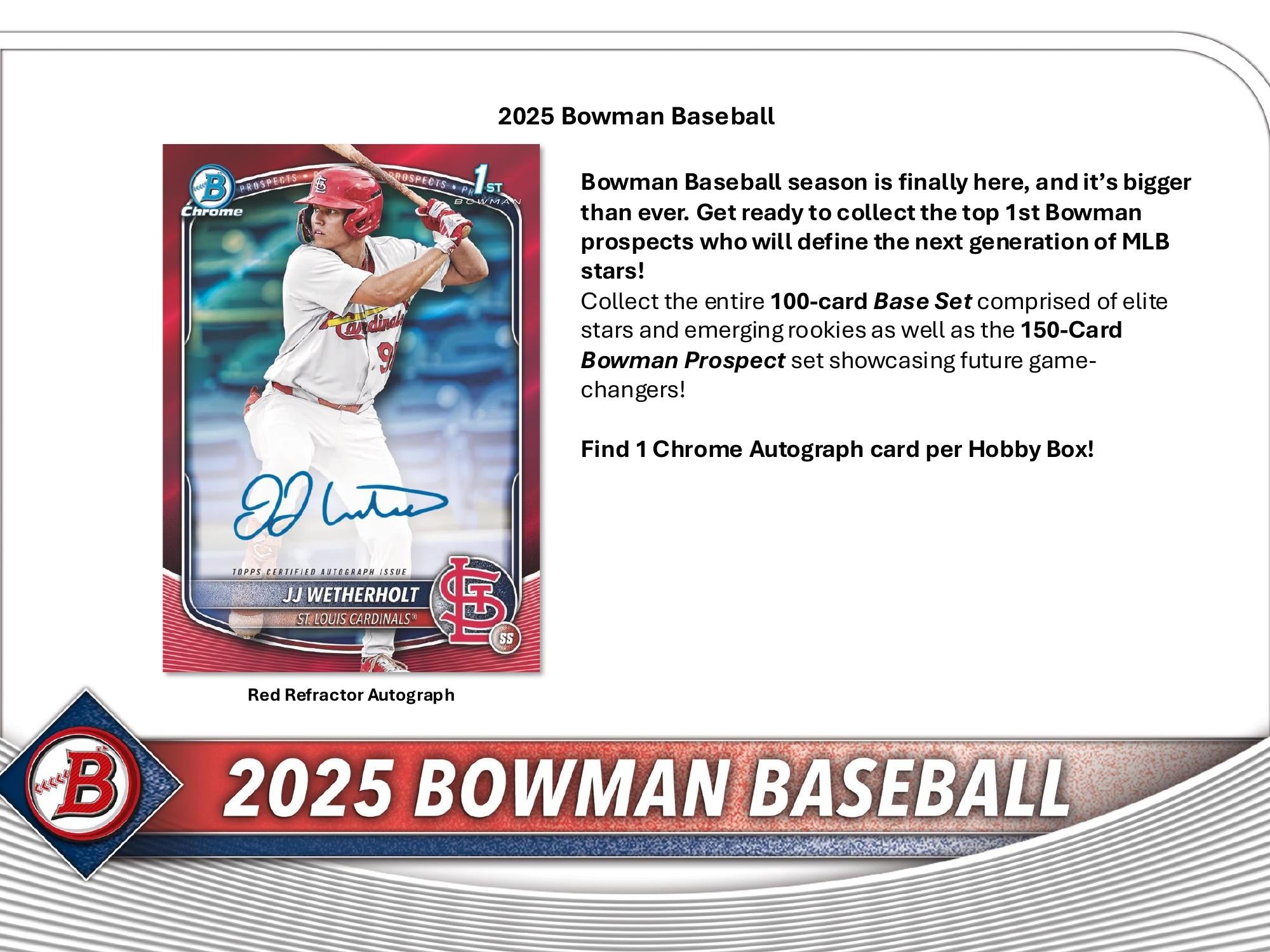 Topps Bowman Baseball 2025 - Hobby Box、mySite、waistdrama