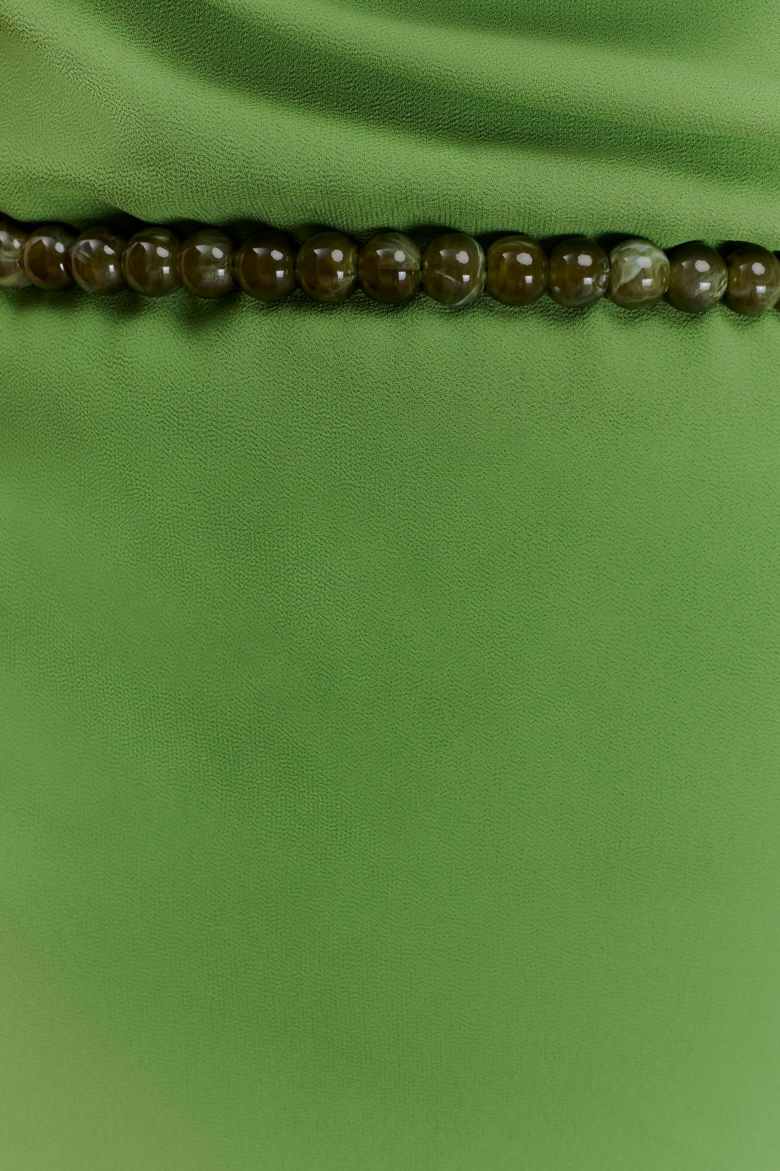 Elaine Chiffon Beaded Maxi Dress - Green、mySite、solidvoid