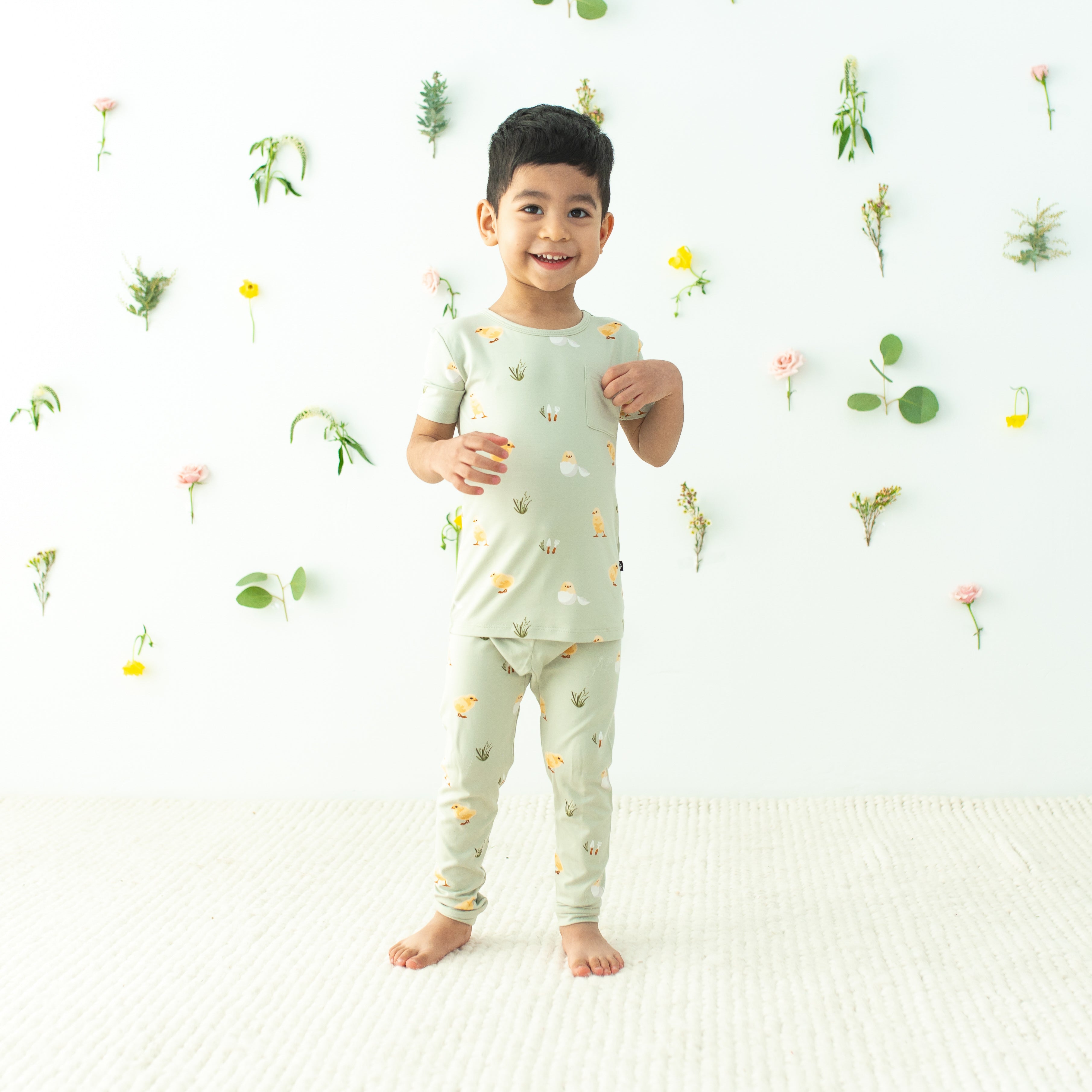  Short Sleeve with Pants Pajamas in Aloe Chick、mySite、layawaytickets