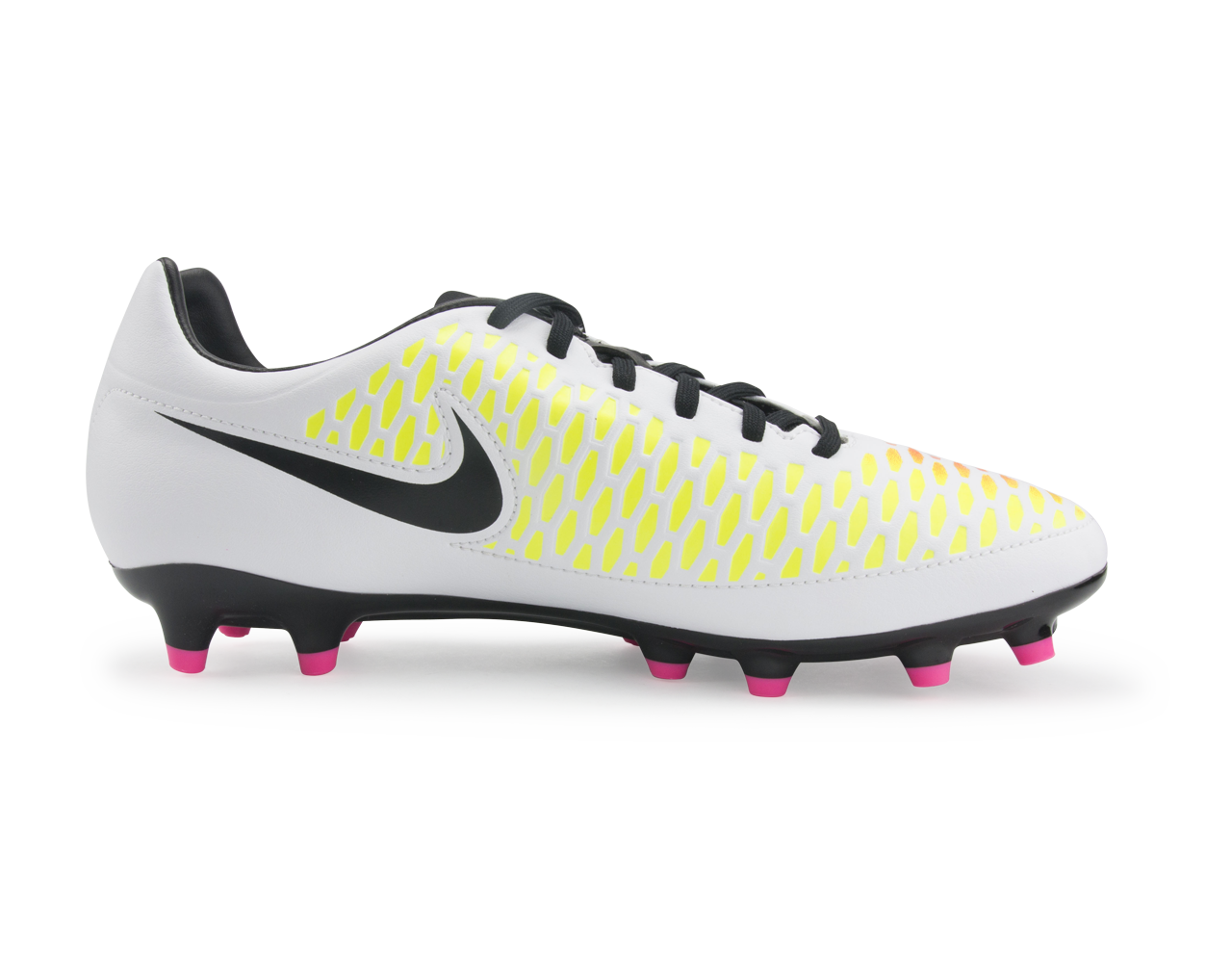 Nike Men's Magista Onda FG White/Black/Pink Blast、mySite、bottomscart