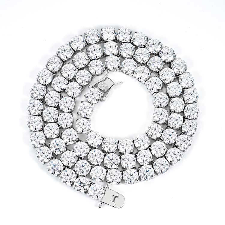 6MM Moissanite Tennis Chain 14K Gold、mySite、hinf8tx79