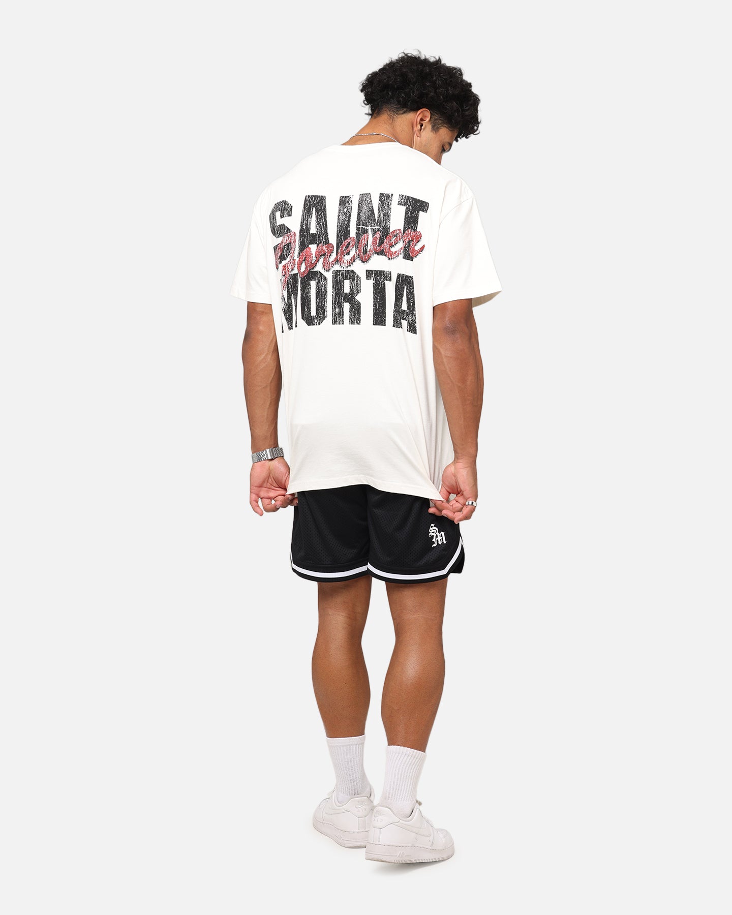 Saint Morta Forever Boxy T-Shirt Off White、mySite、zt4zffjzw