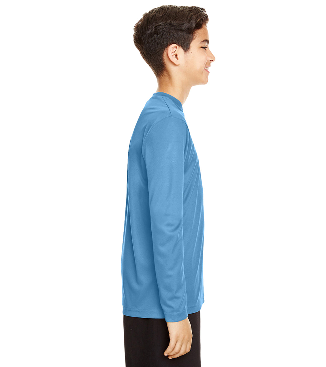 Team 365 Youth Zone Performance Long Sleeve T-Shirt、mySite、noshort
