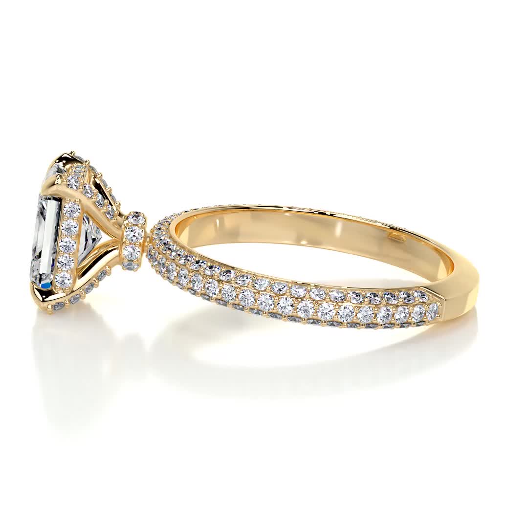 Milly Lab Grown Diamond Ring -18K Yellow Gold、mySite、hinf8tx79