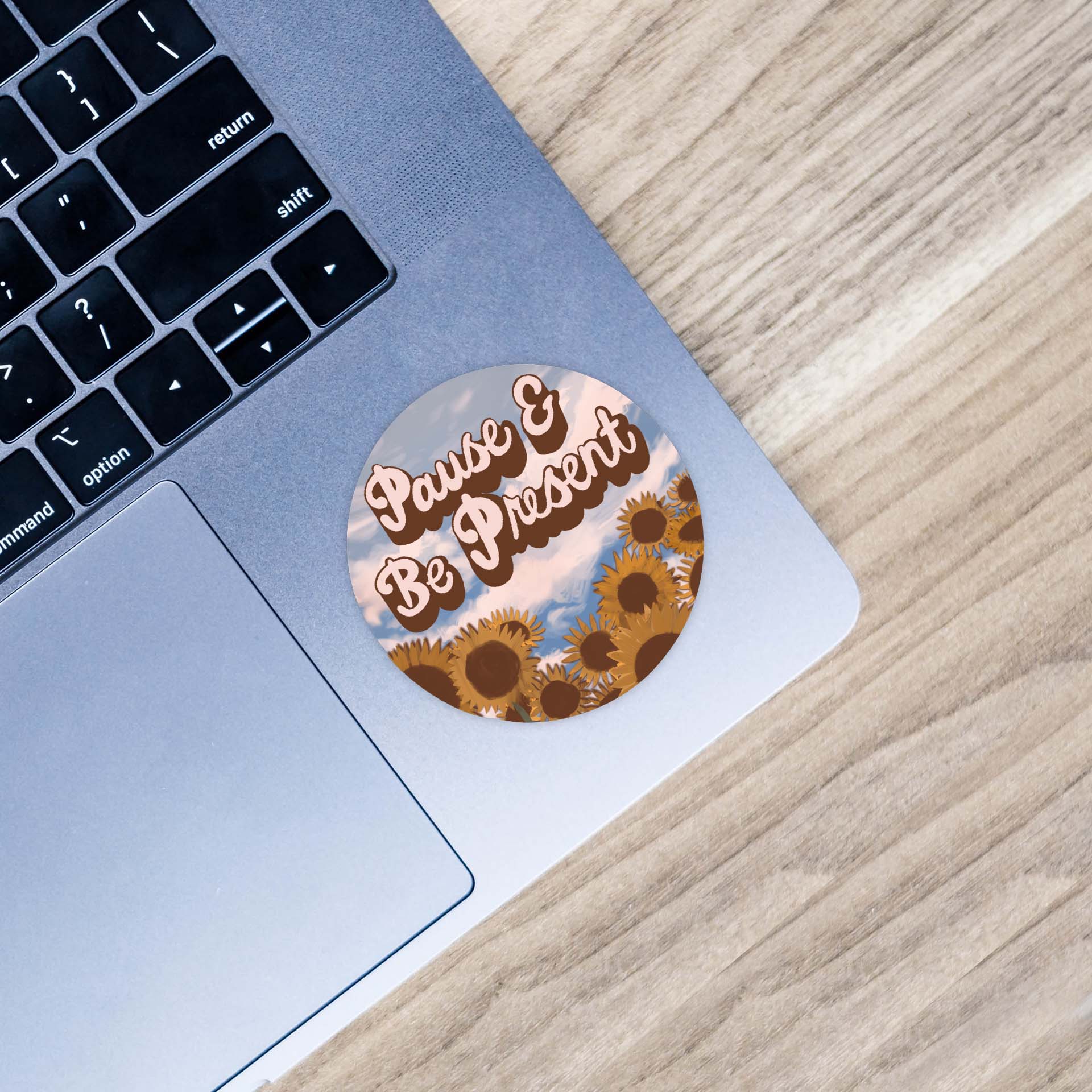  Pause & Be Present Positivity Sticker、mySite、elrpsem3k