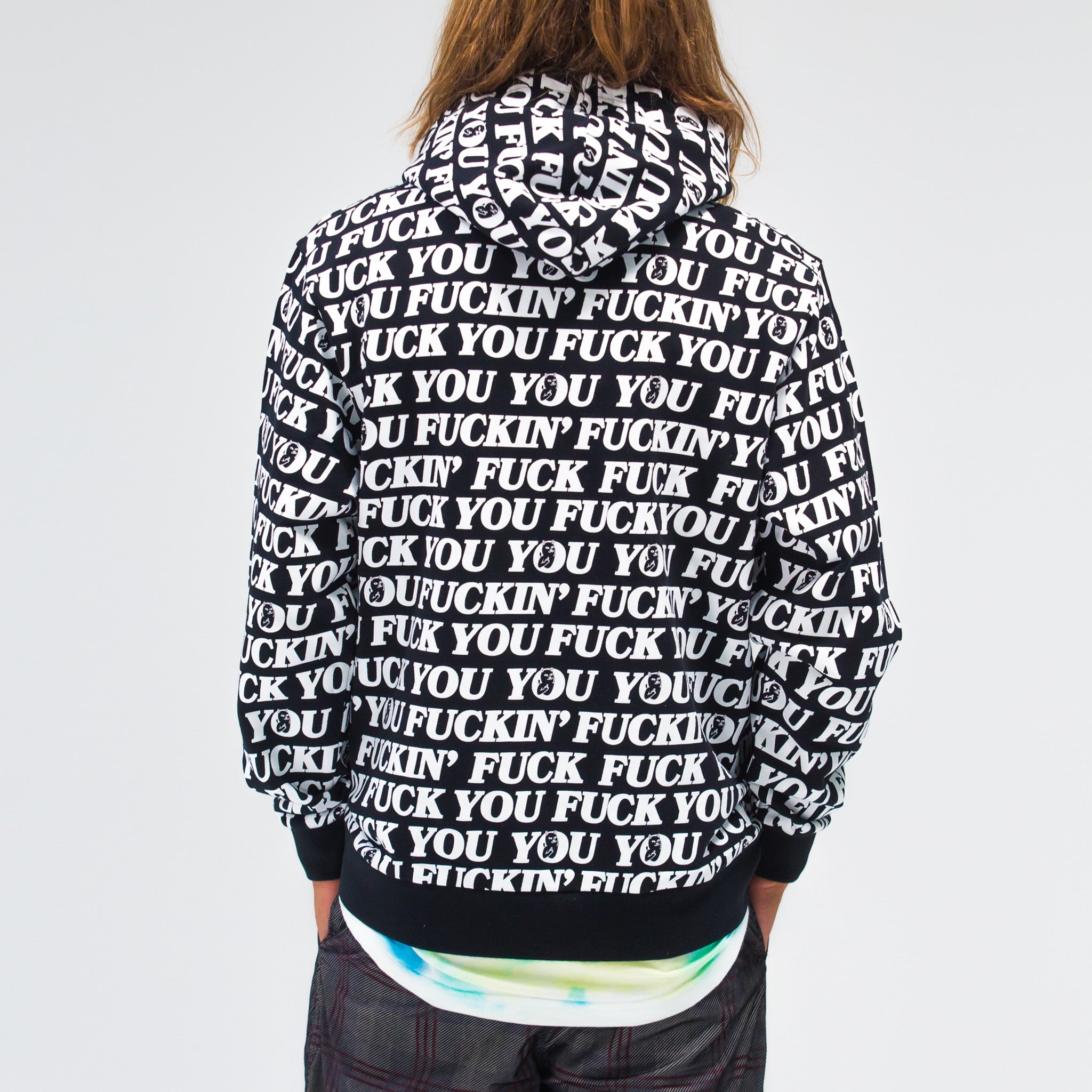  Fuck You Hoodie (Black)、mySite、merchandisen