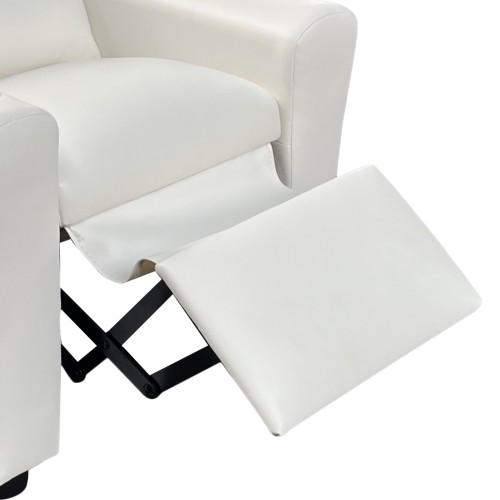 Marisa 23" Pink PU Leather Kids Recliner Chair with Cupholder、、casual