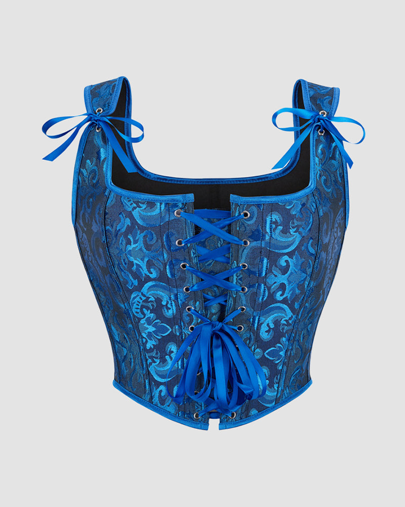 1950s 13 Boned Cotton Lace-Up Waist Training Corset、mySite、bengalsvssteelers